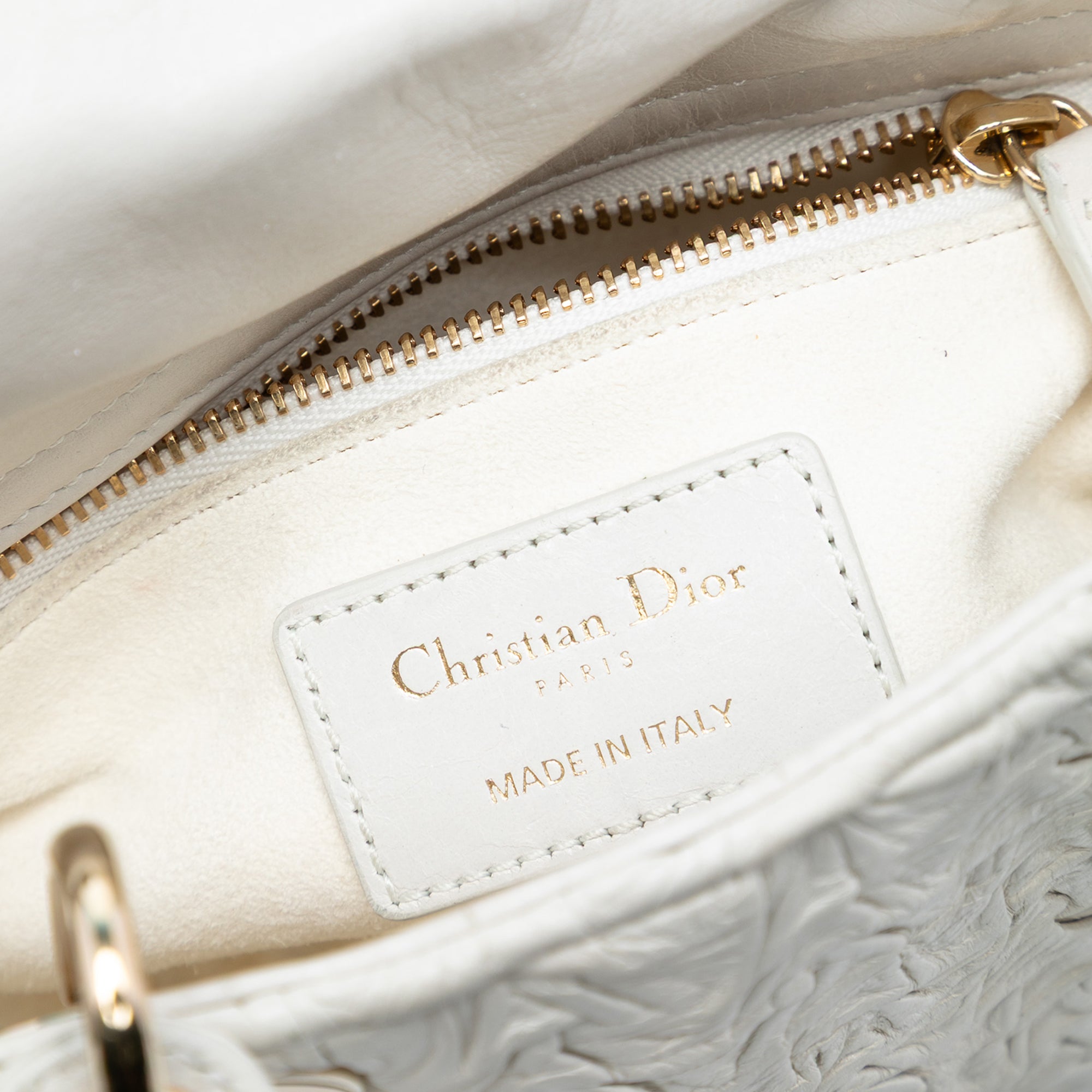 Dior Mini Wavy Crinkled Lambskin Lady Dior - image 5