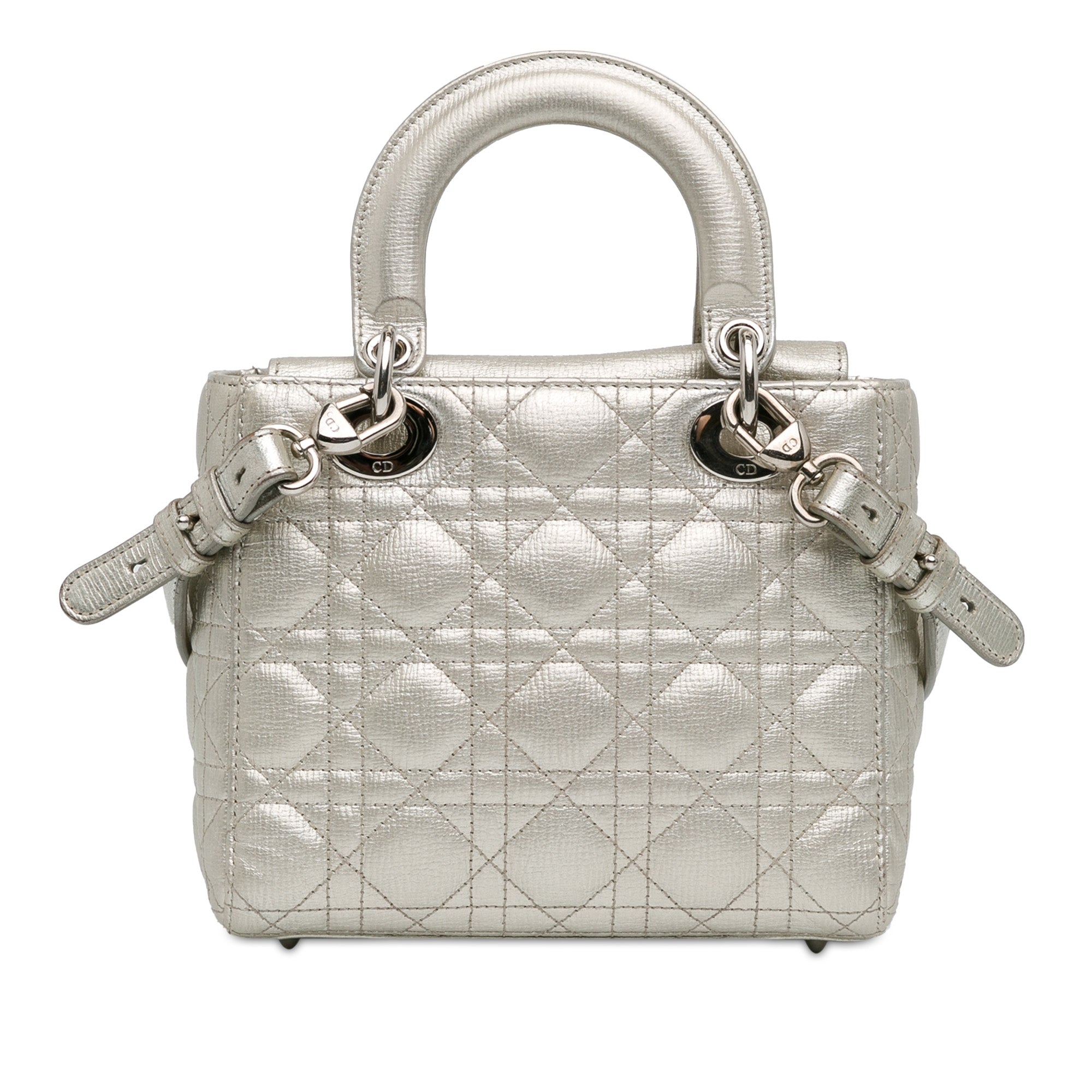 Dior Small Metallic Grained Calfskin Cannage My ABCDior Lady Dior - image 3