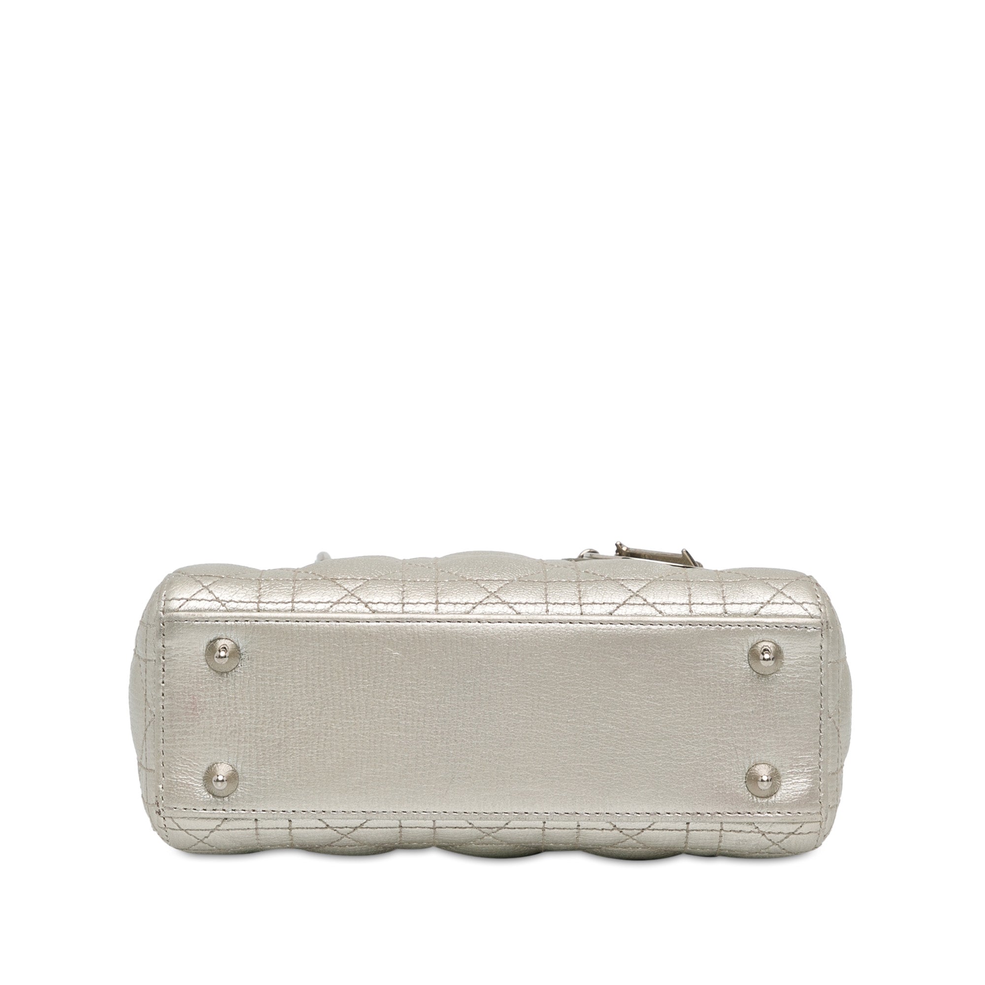 Dior Small Metallic Grained Calfskin Cannage My ABCDior Lady Dior - image 4