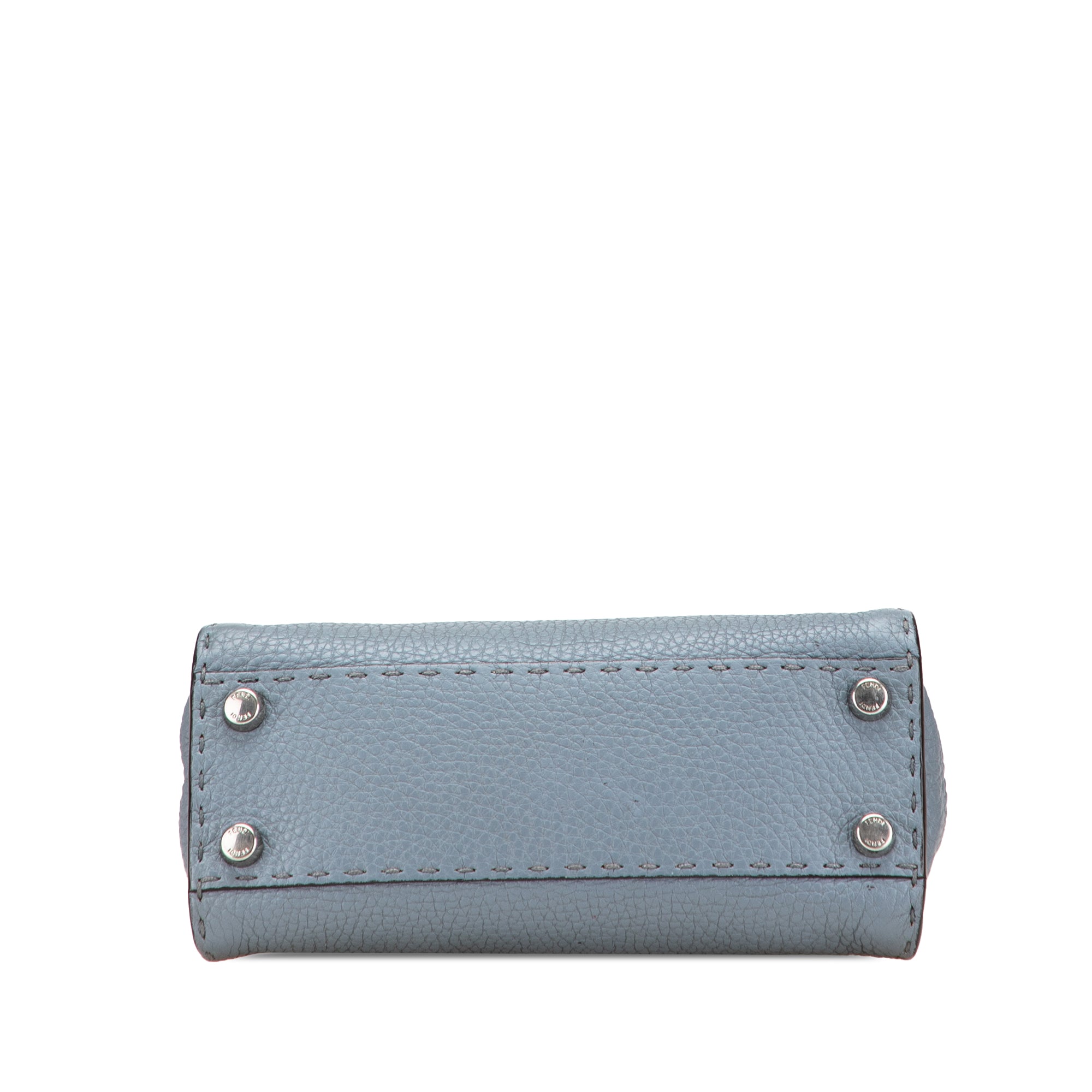 Fendi Mini Leather Selleria Peekaboo Iconic Satchel - image 3