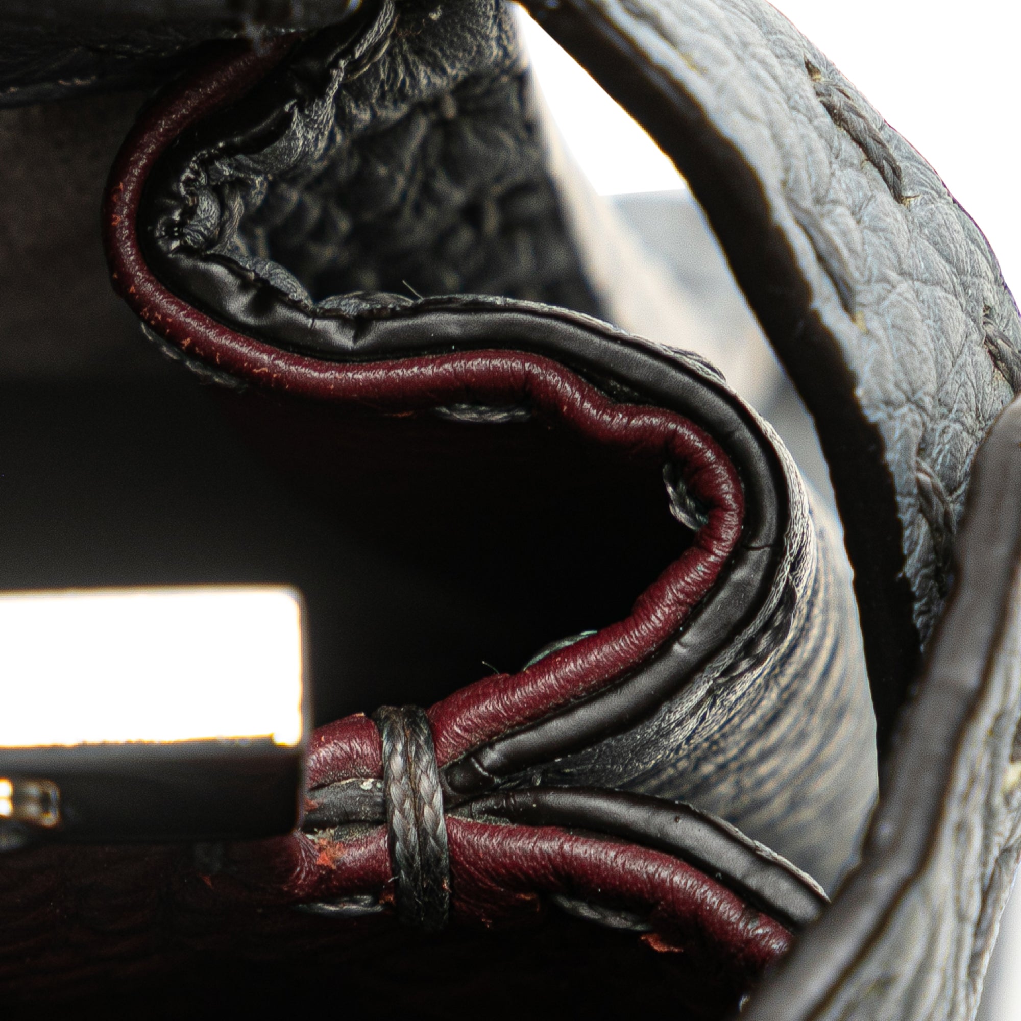 Fendi Mini Leather Selleria Peekaboo Iconic Satchel - image 8