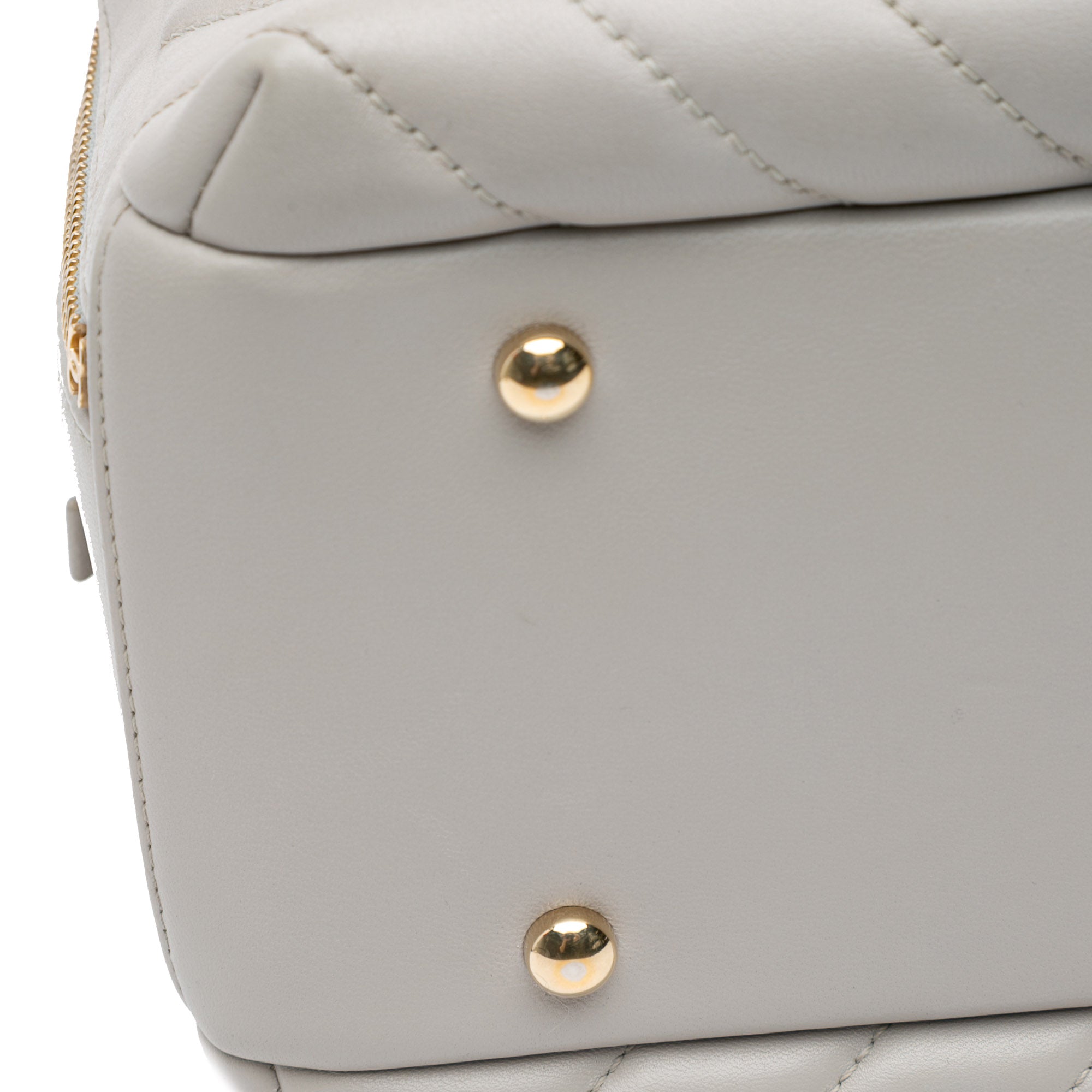 Chanel Medium Chevron Lambskin Trendy CC Bowling Bag - image 10