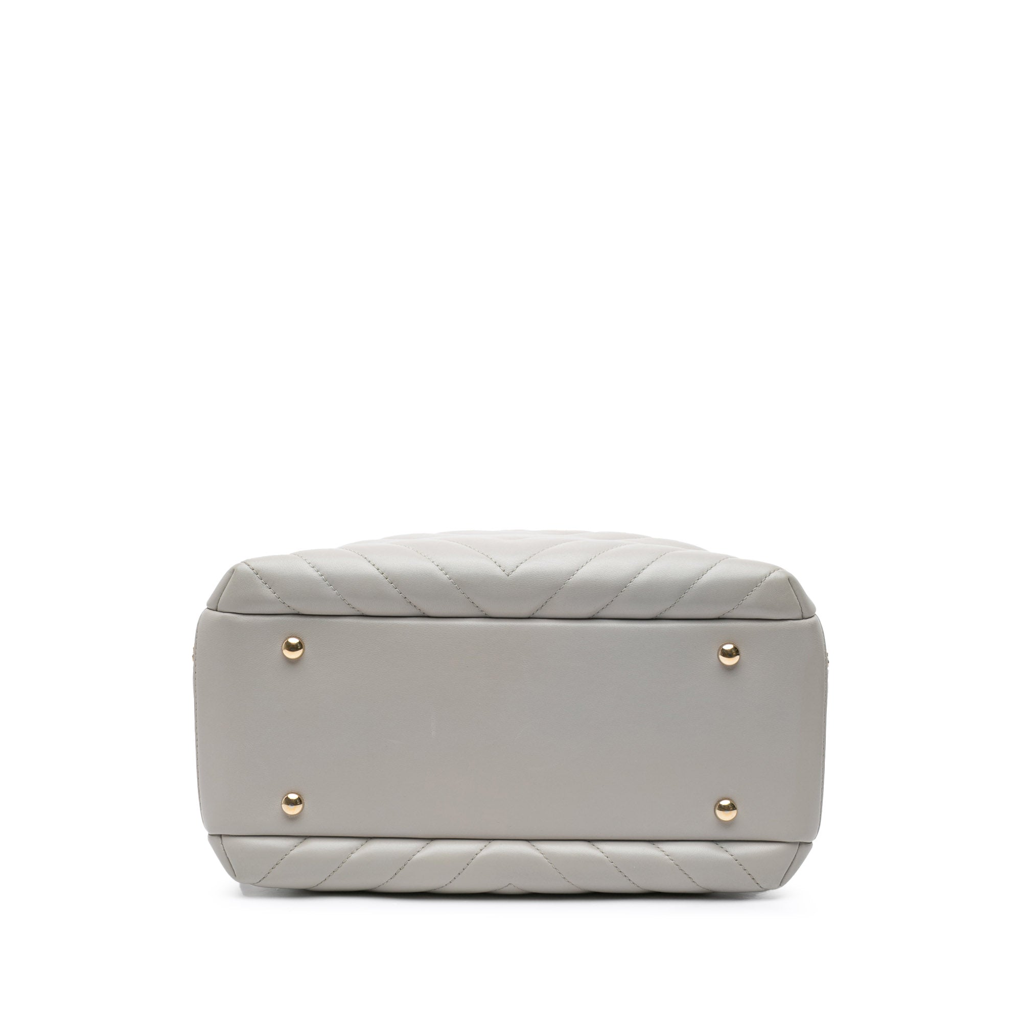 Chanel Medium Chevron Lambskin Trendy CC Bowling Bag - image 3
