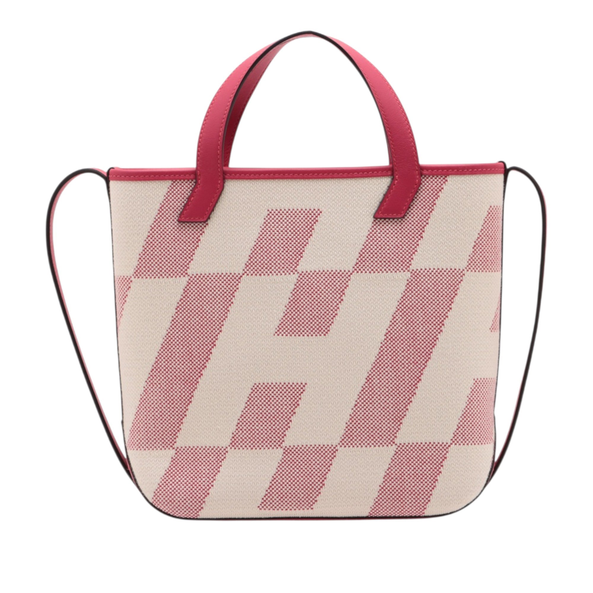 Hermès Toile and Swift Cabas H en Biais 27 - image 1