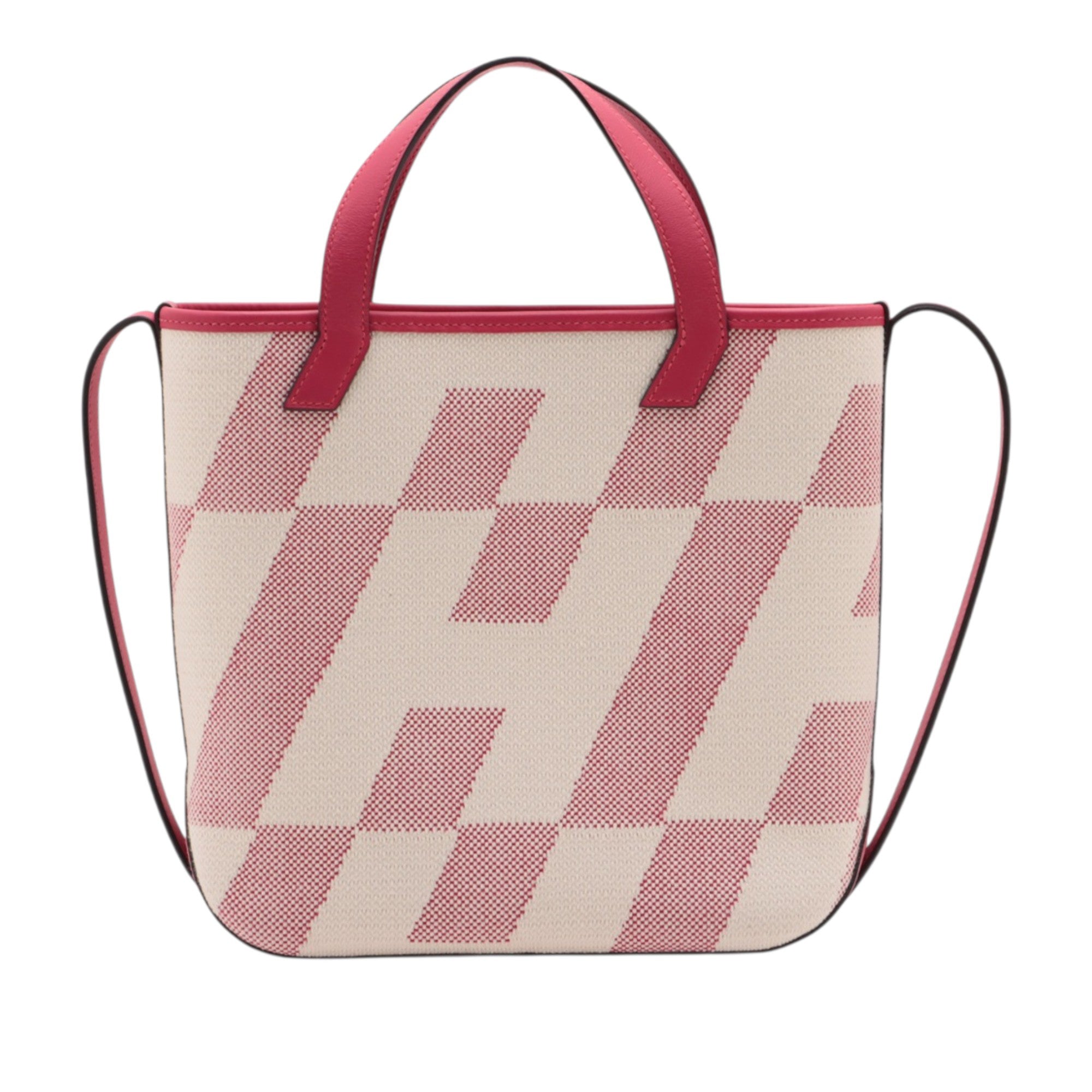 Hermès Toile and Swift Cabas H en Biais 27 - image 2