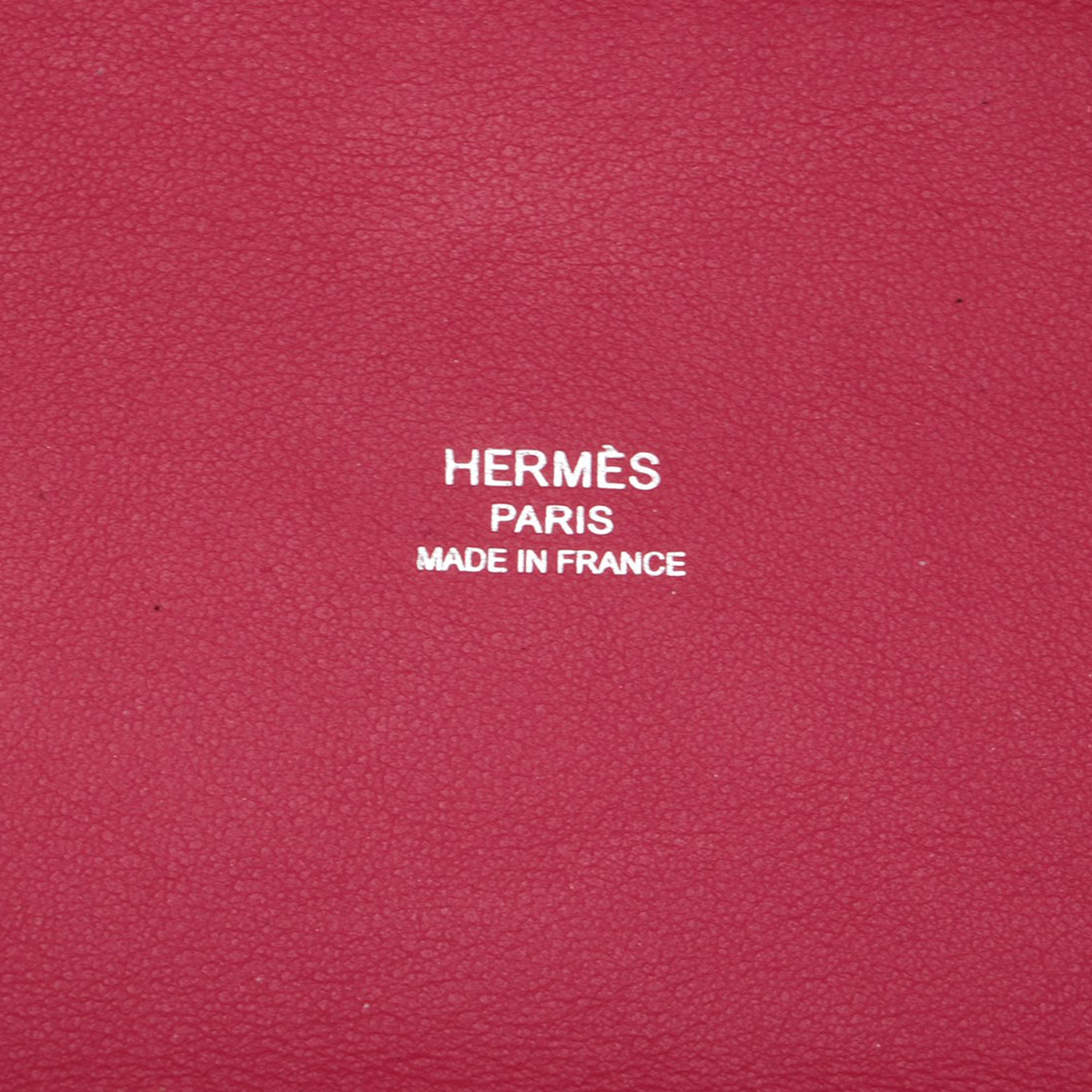 Hermès Toile and Swift Cabas H en Biais 27 - image 6