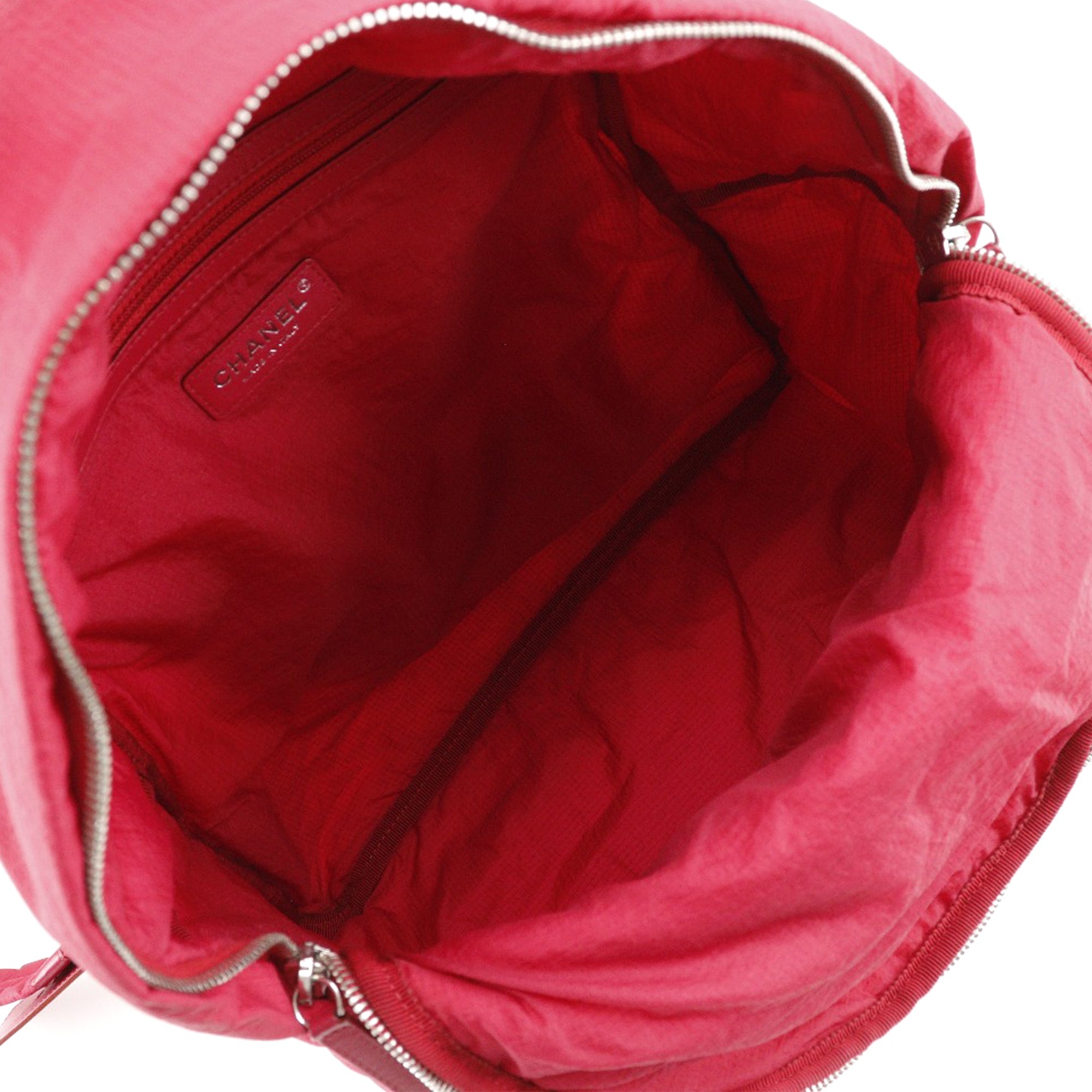 Chanel Quilted Nylon Coco Mark Backpack - image 3
