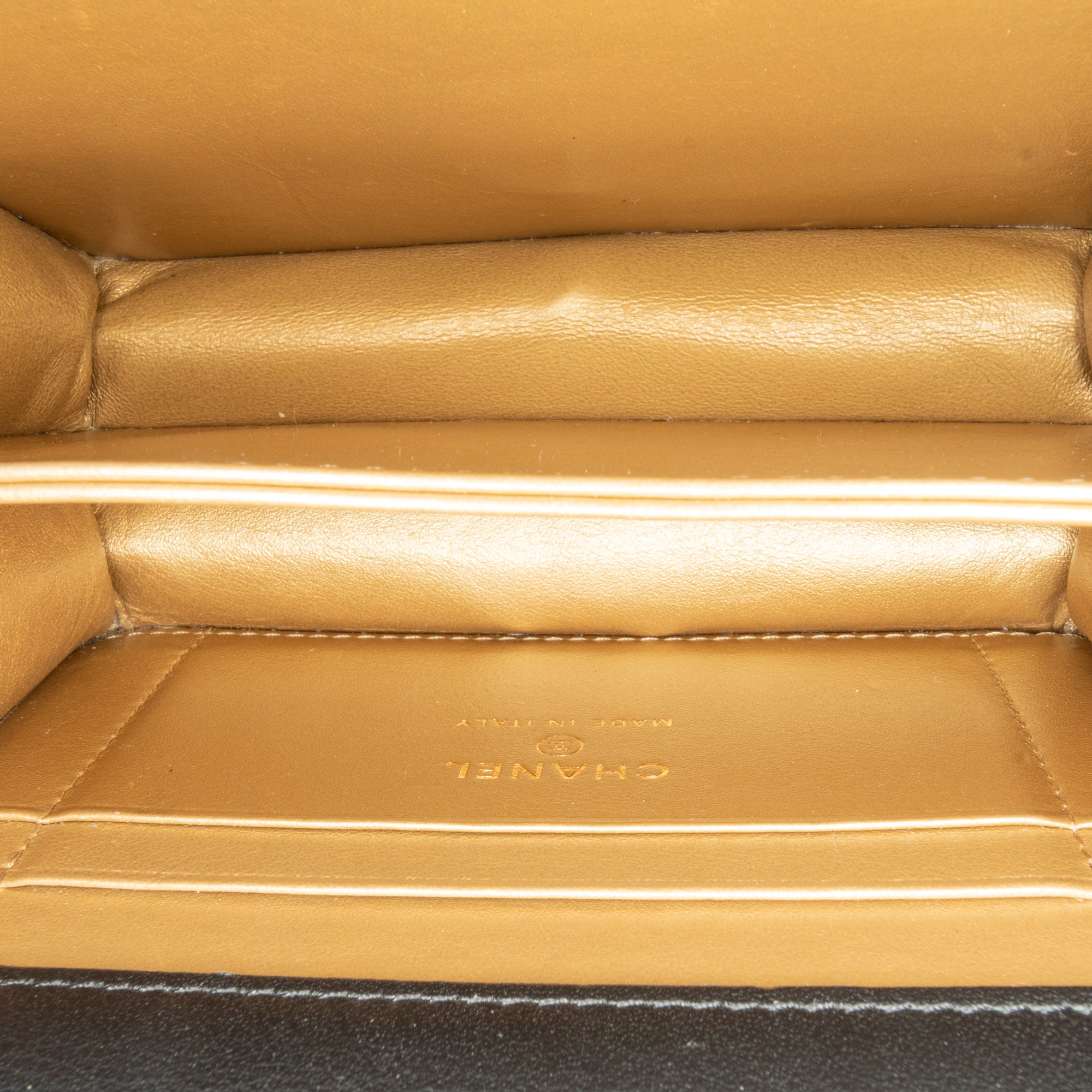 Chanel Quilted Calfskin Strass Card Holder On Chain - image 4