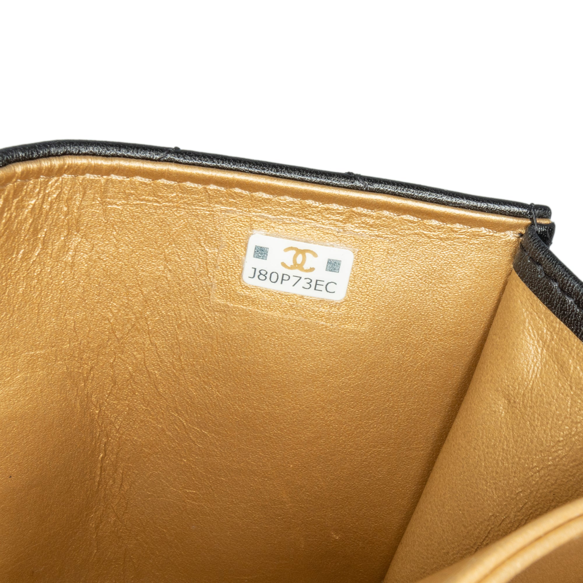 Chanel Quilted Calfskin Strass Card Holder On Chain - image 6