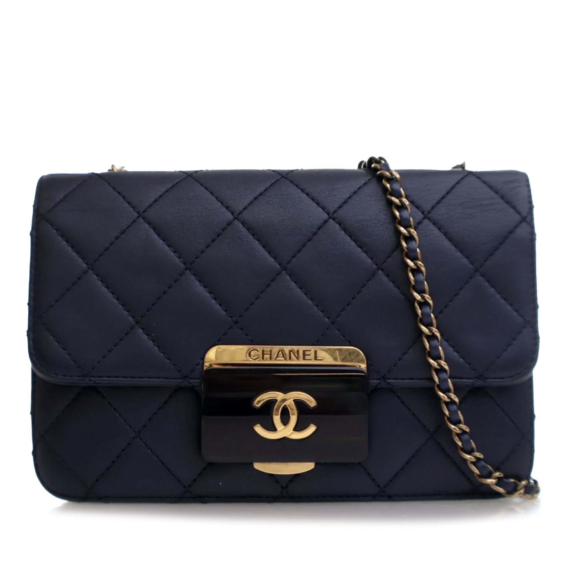 Chanel Mini Lambskin Beauty Lock Flap - image 1