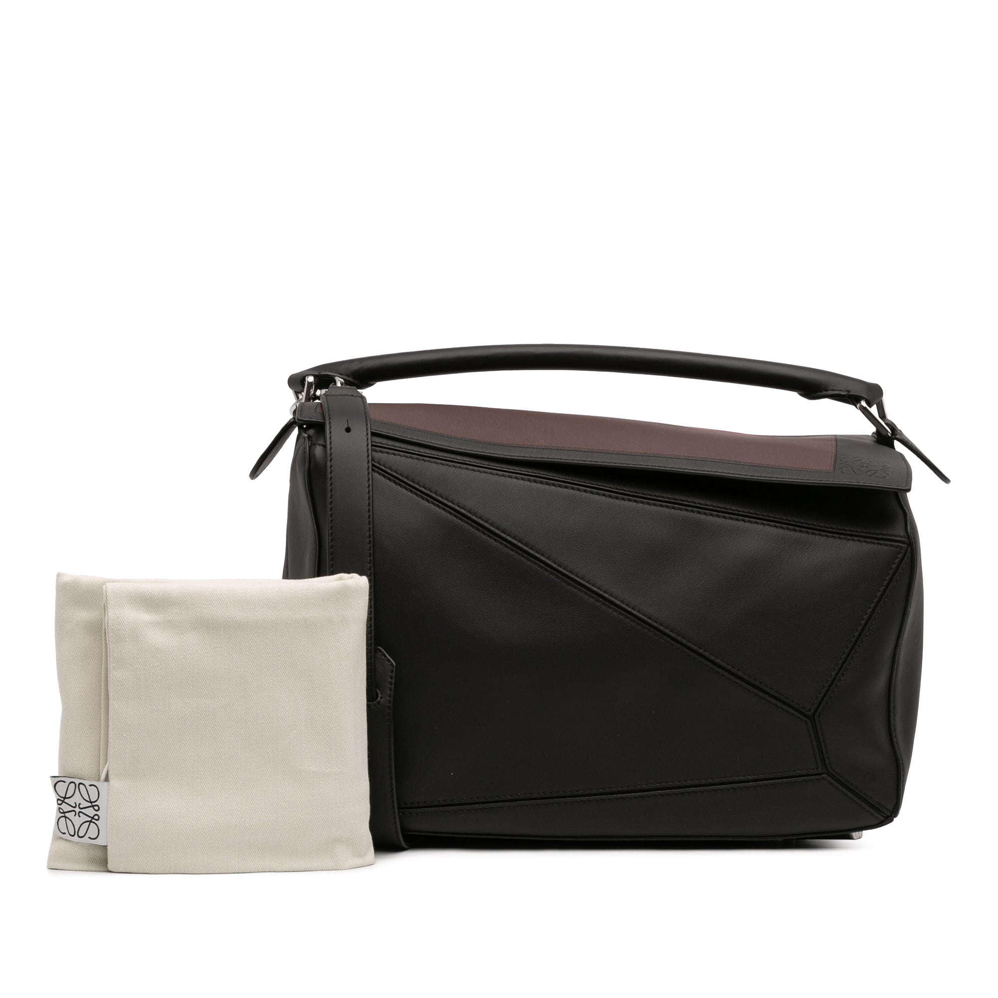 LOEWE Limited Edition Josef Albers Large Calfskin Geometric Puzzle Satchel - image 11