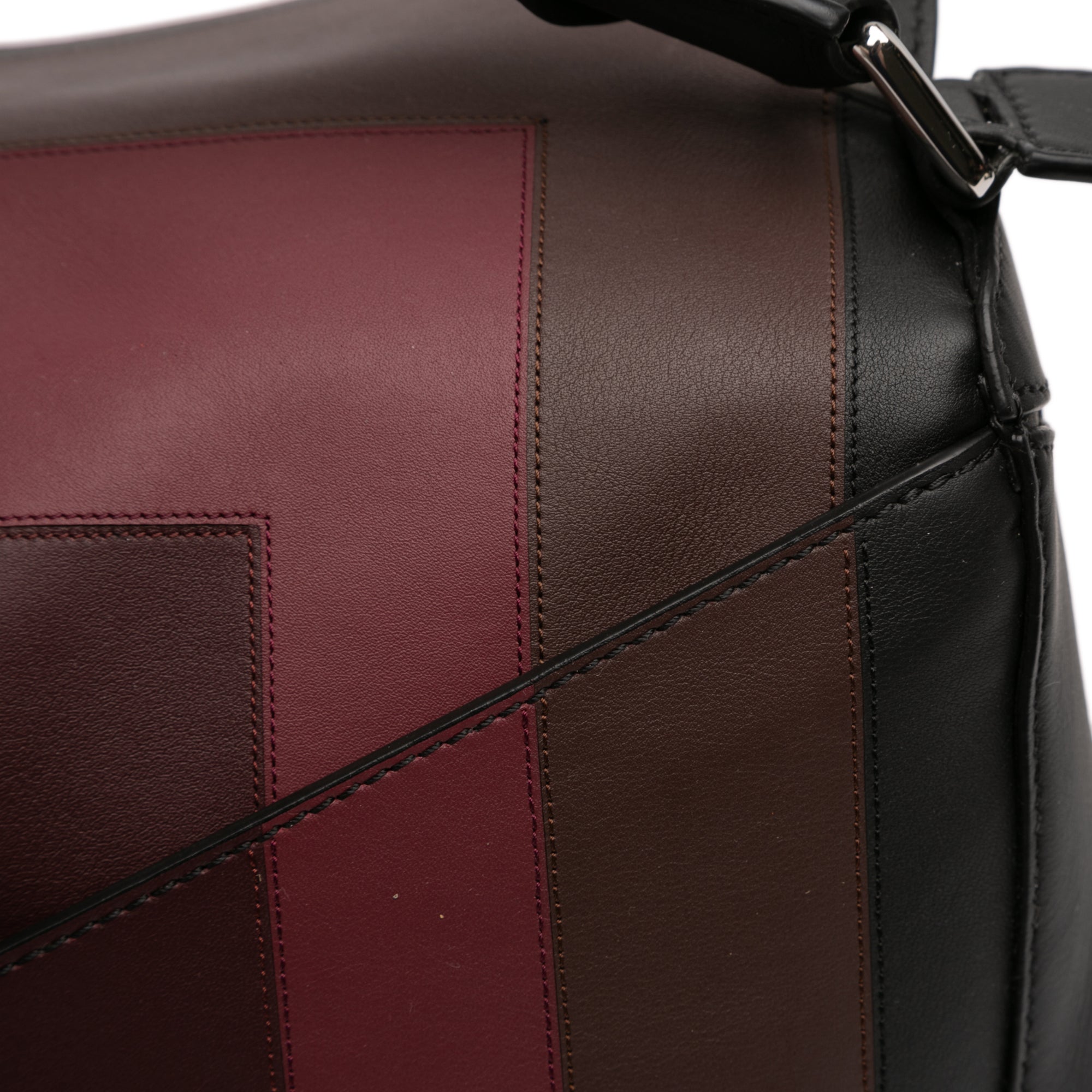 LOEWE Limited Edition Josef Albers Large Calfskin Geometric Puzzle Satchel - image 9