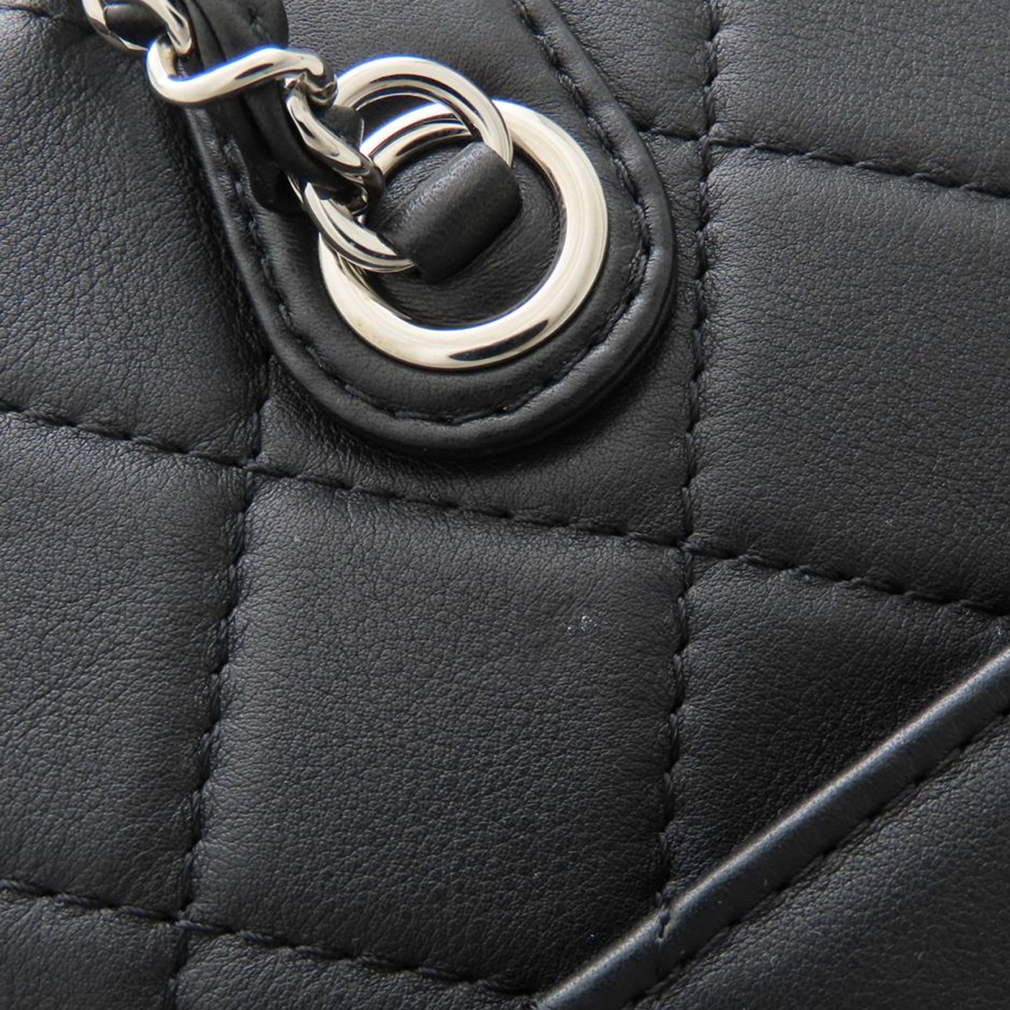 Chanel CC Quilted Calfskin Ultra Pocket Shopping Tote - image 12