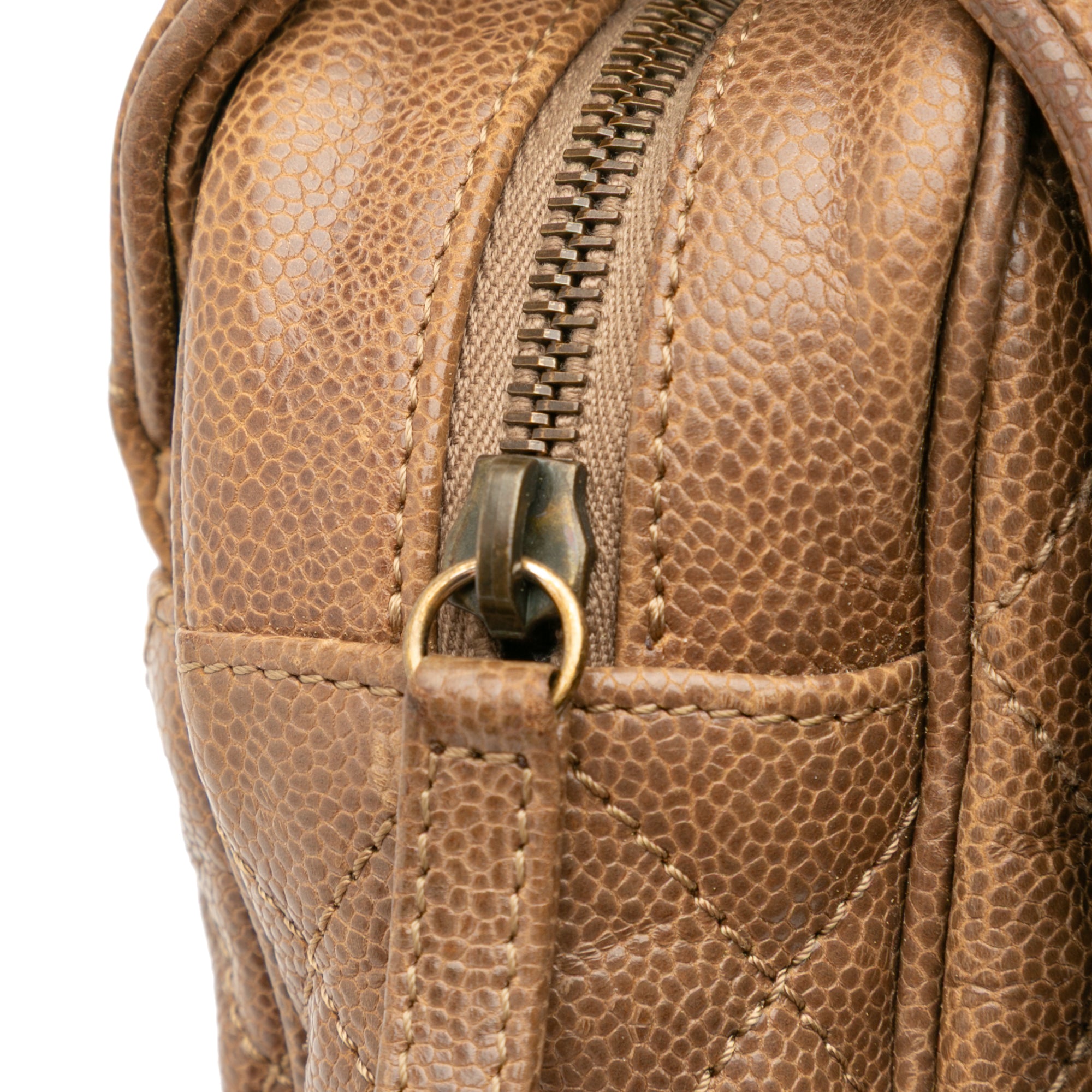 Chanel Large Quilted Caviar Shiva Flap - image 9