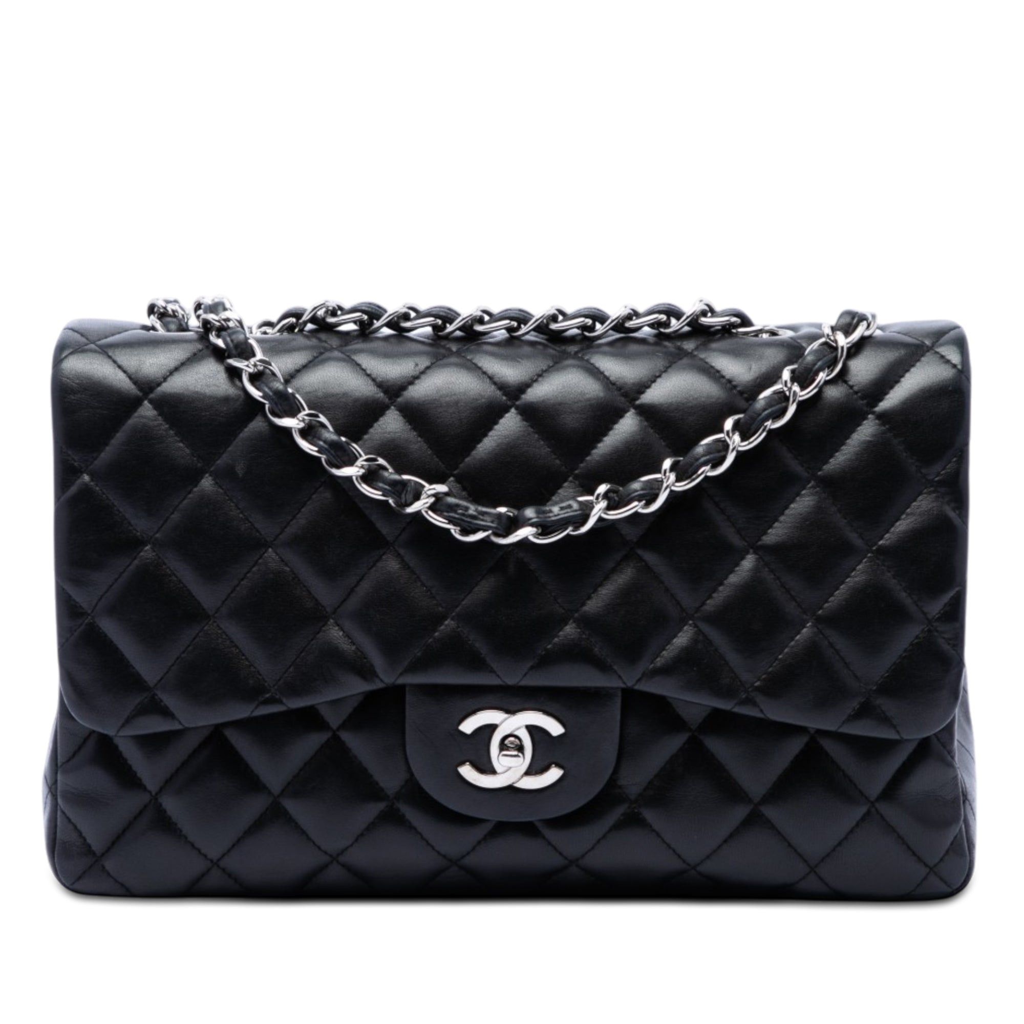 Chanel Jumbo Classic Lambskin Single Flap - image 1