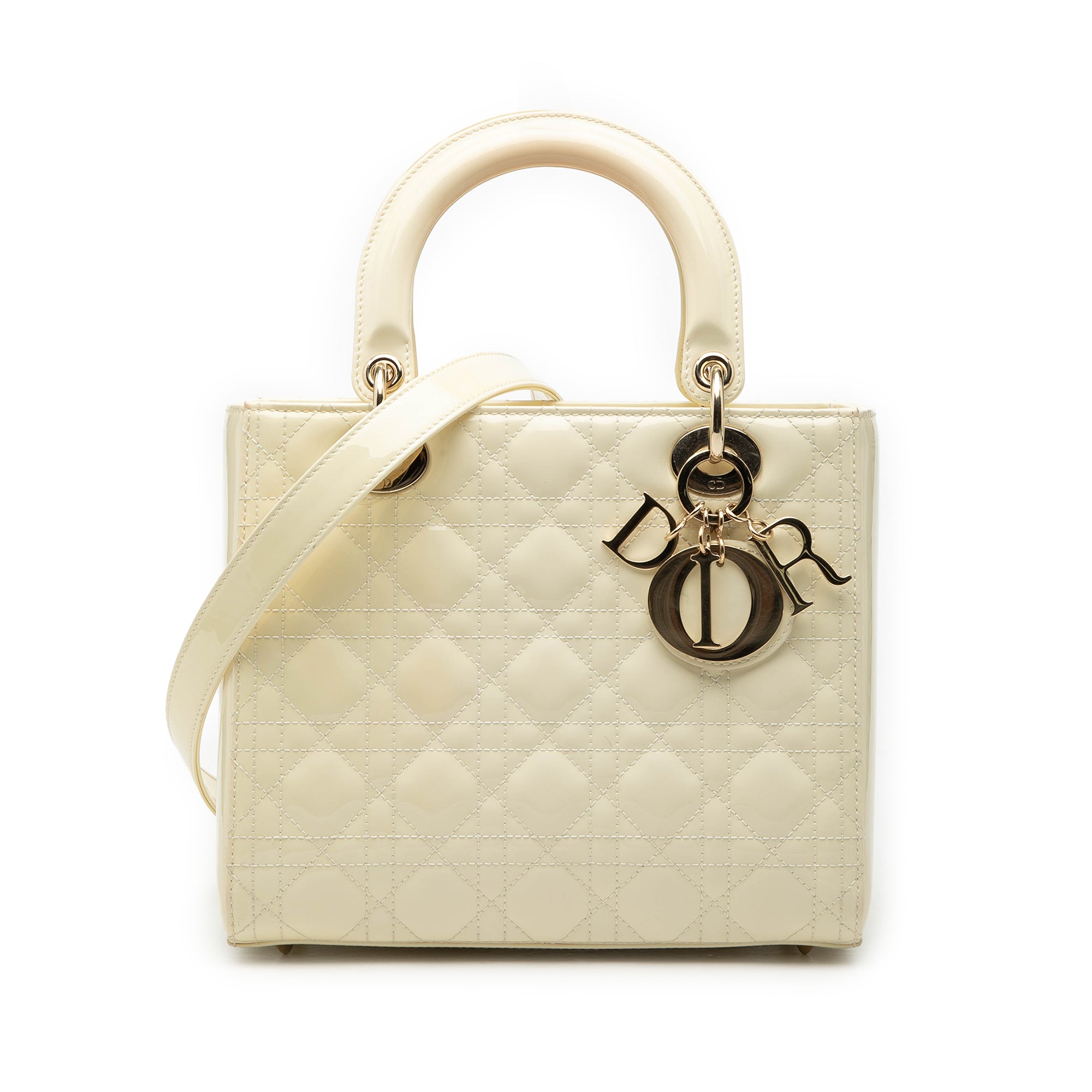 Dior Medium Patent Cannage Lady Dior - image 1