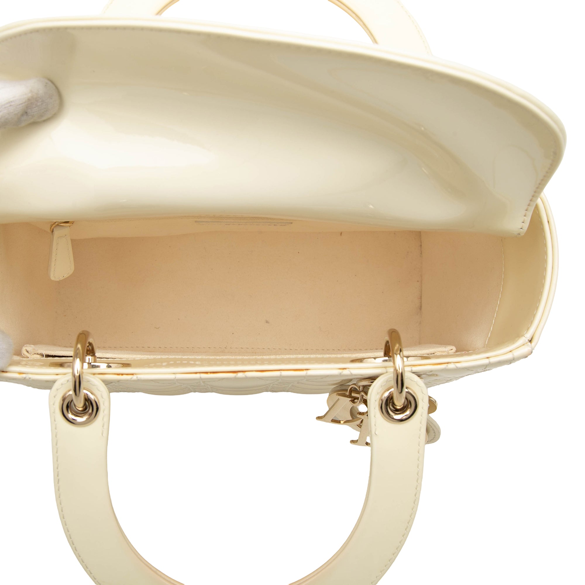 Dior Medium Patent Cannage Lady Dior - image 4