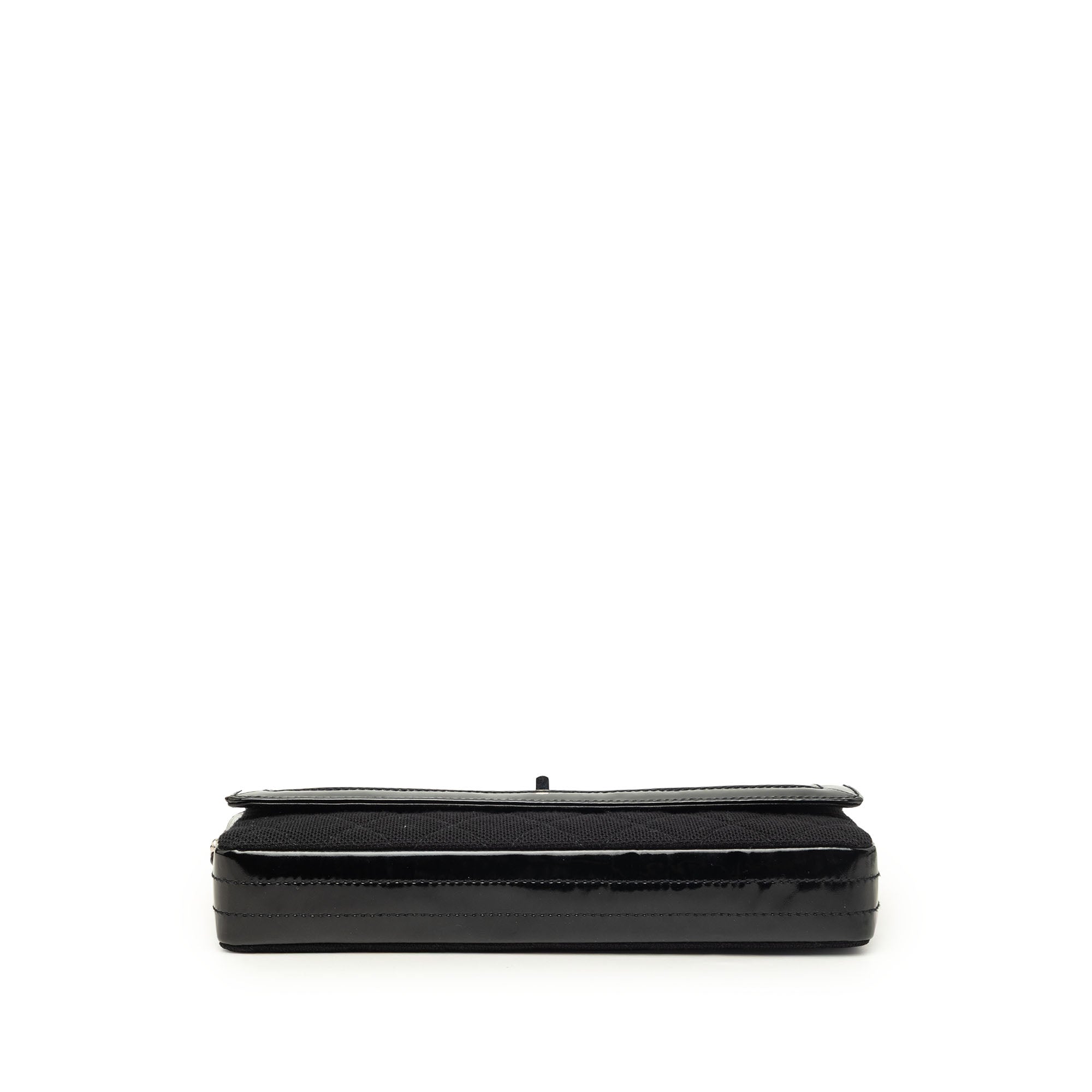 Chanel Quilted Jersey and Patent Trimmed Reissue 2.55 East West Flap - image 3