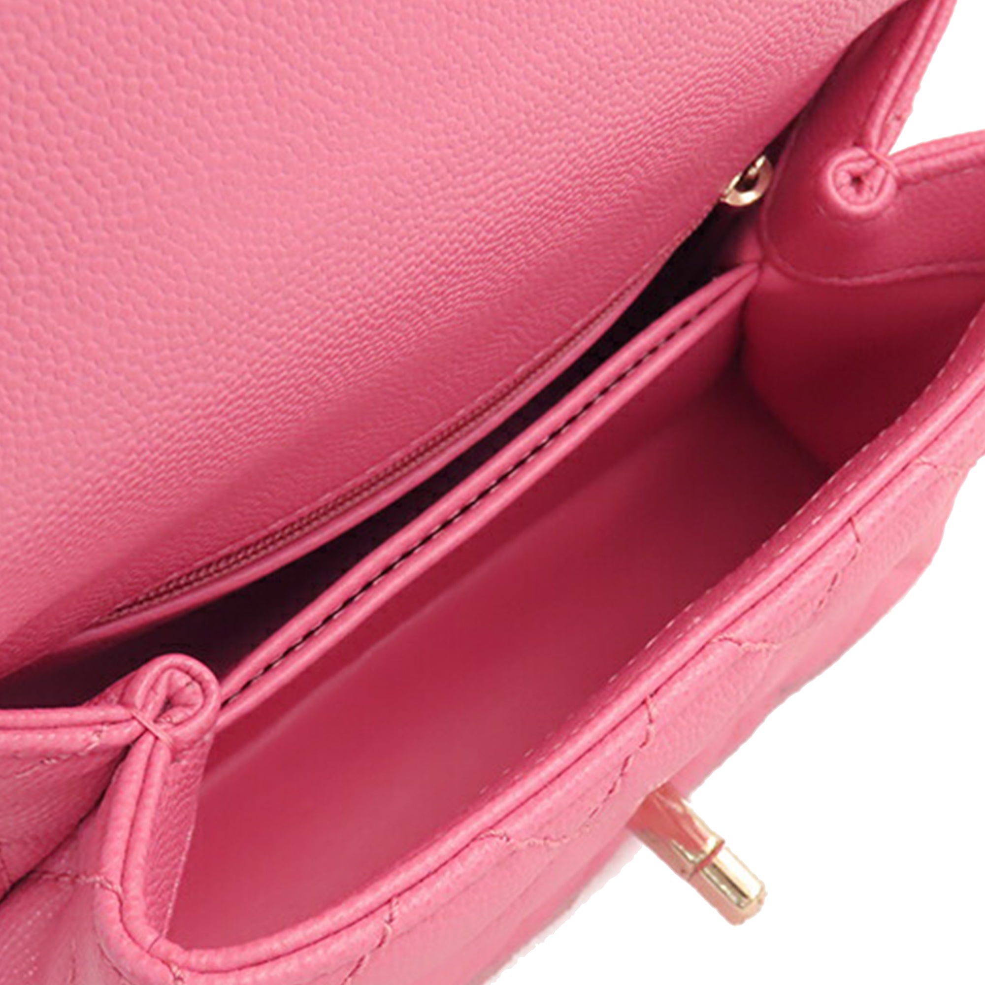 Chanel Extra Mini Quilted Caviar Coco Top Handle Bag - image 4