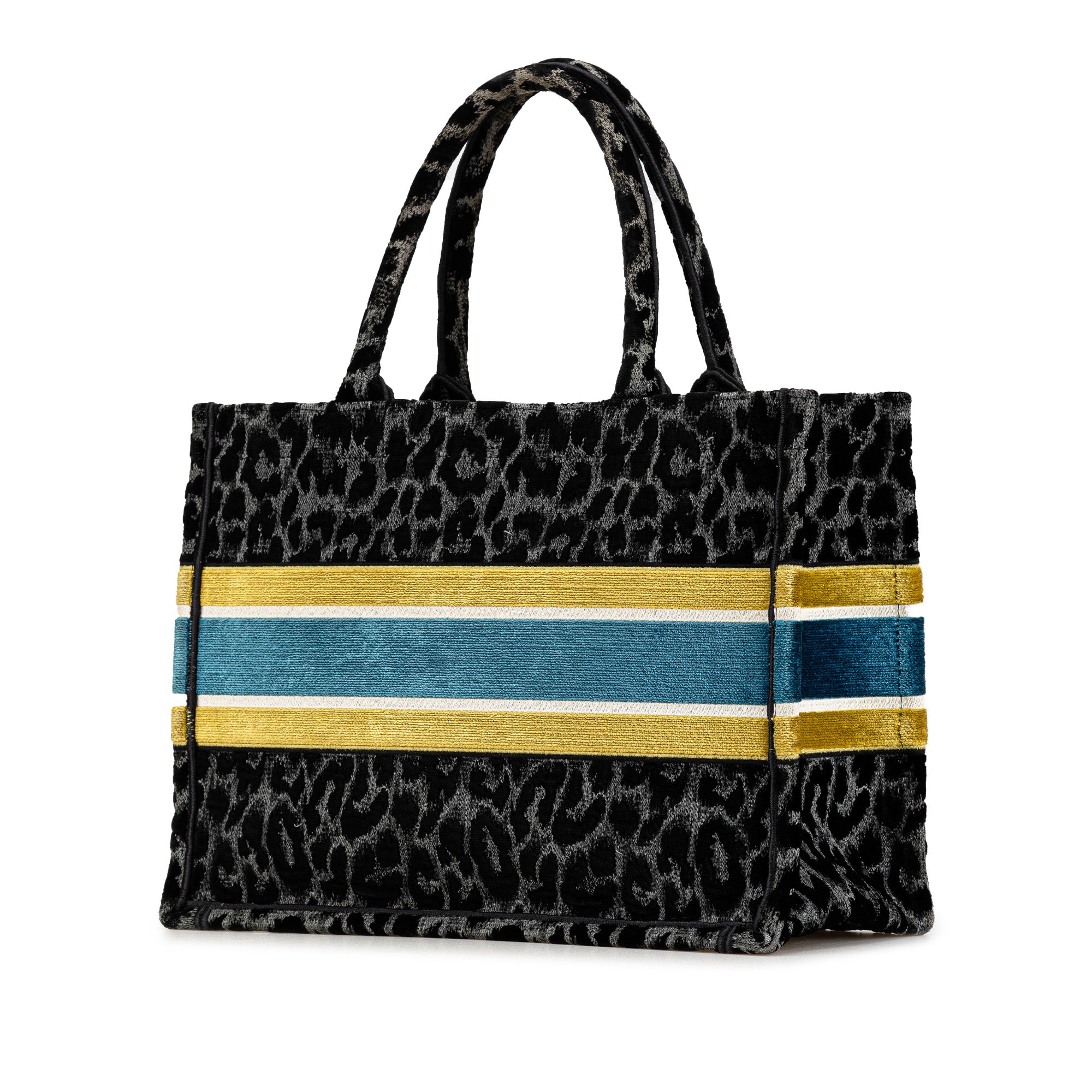 Dior Mizza Medium Embroidered Canvas Leopard Book Tote - image 2