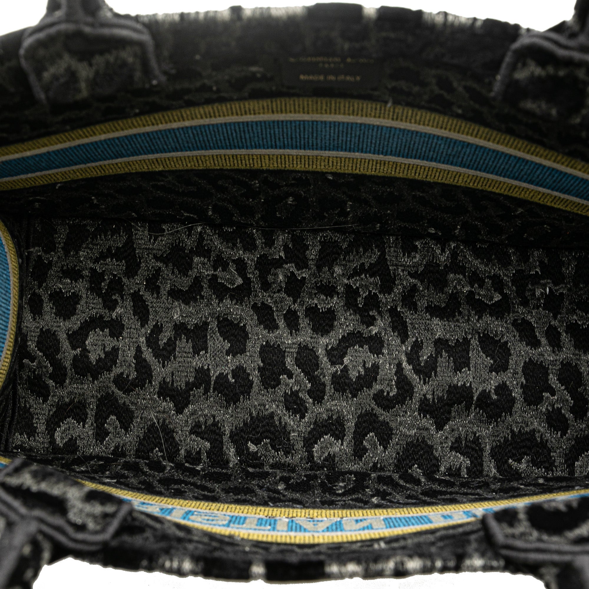 Dior Mizza Medium Embroidered Canvas Leopard Book Tote - image 4