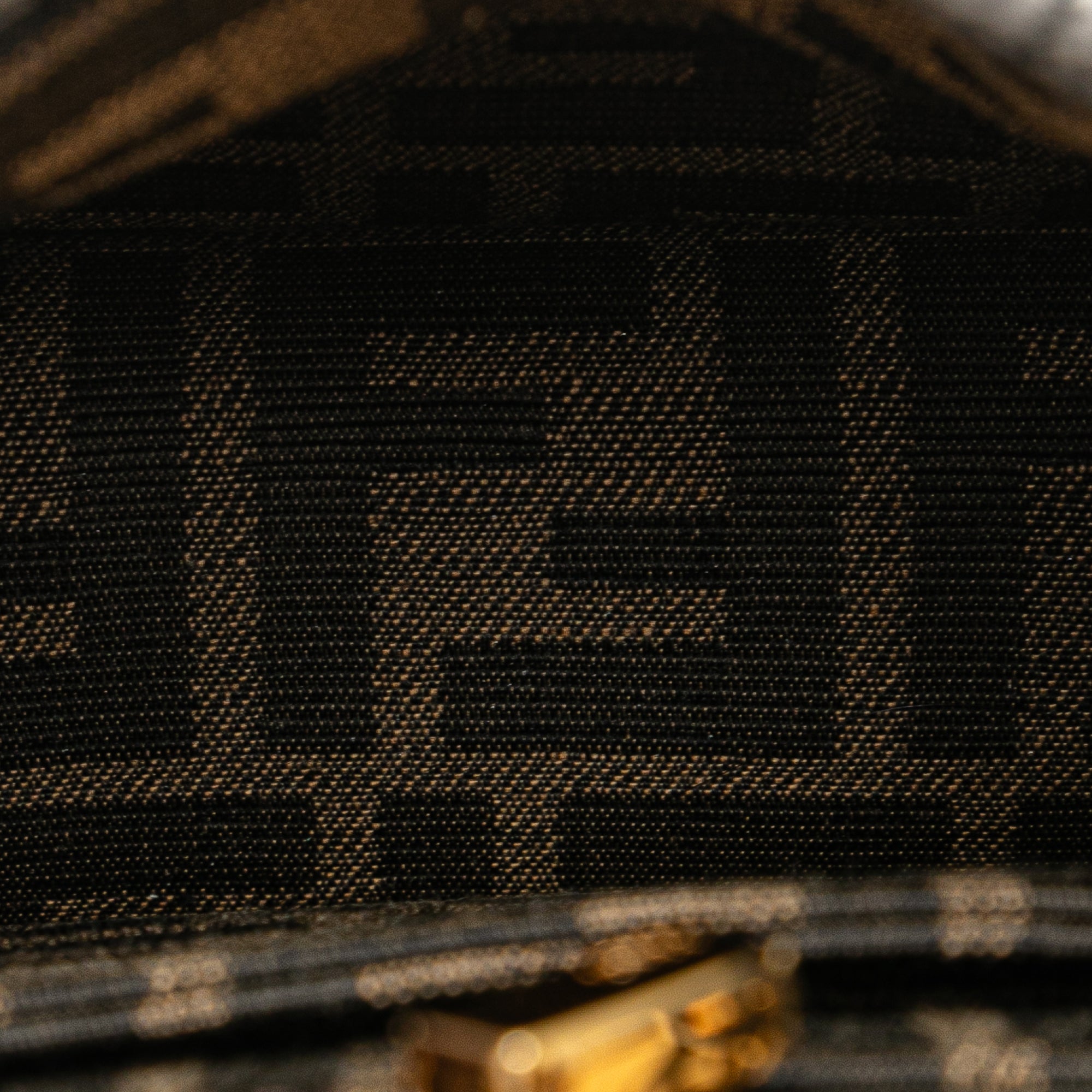 Fendi Small Wool Peekaboo ISeeU Houndstooth Satchel - image 5