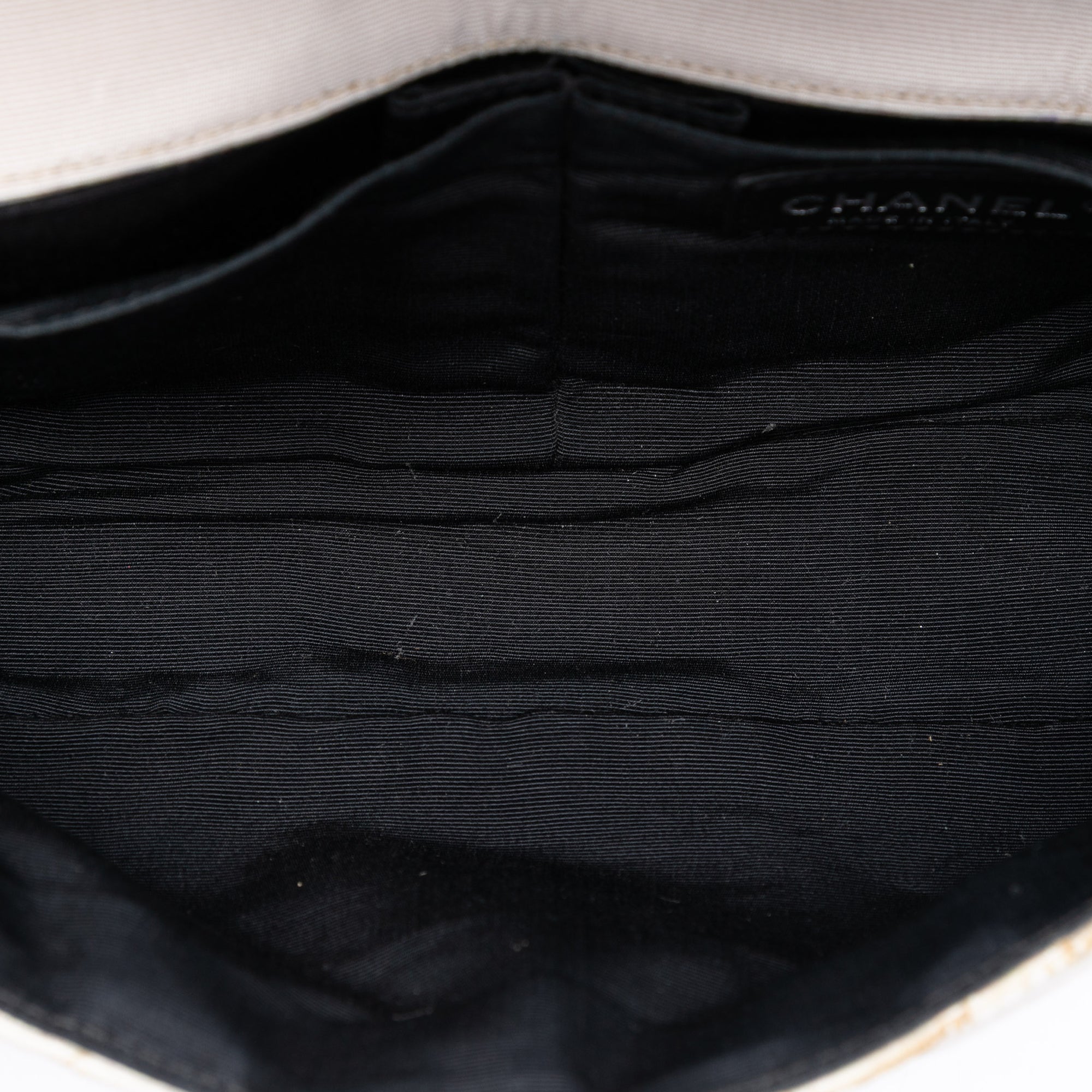 Chanel Small Tricolor Quilted Jersey Reissue 2.55 East West Flap - image 4