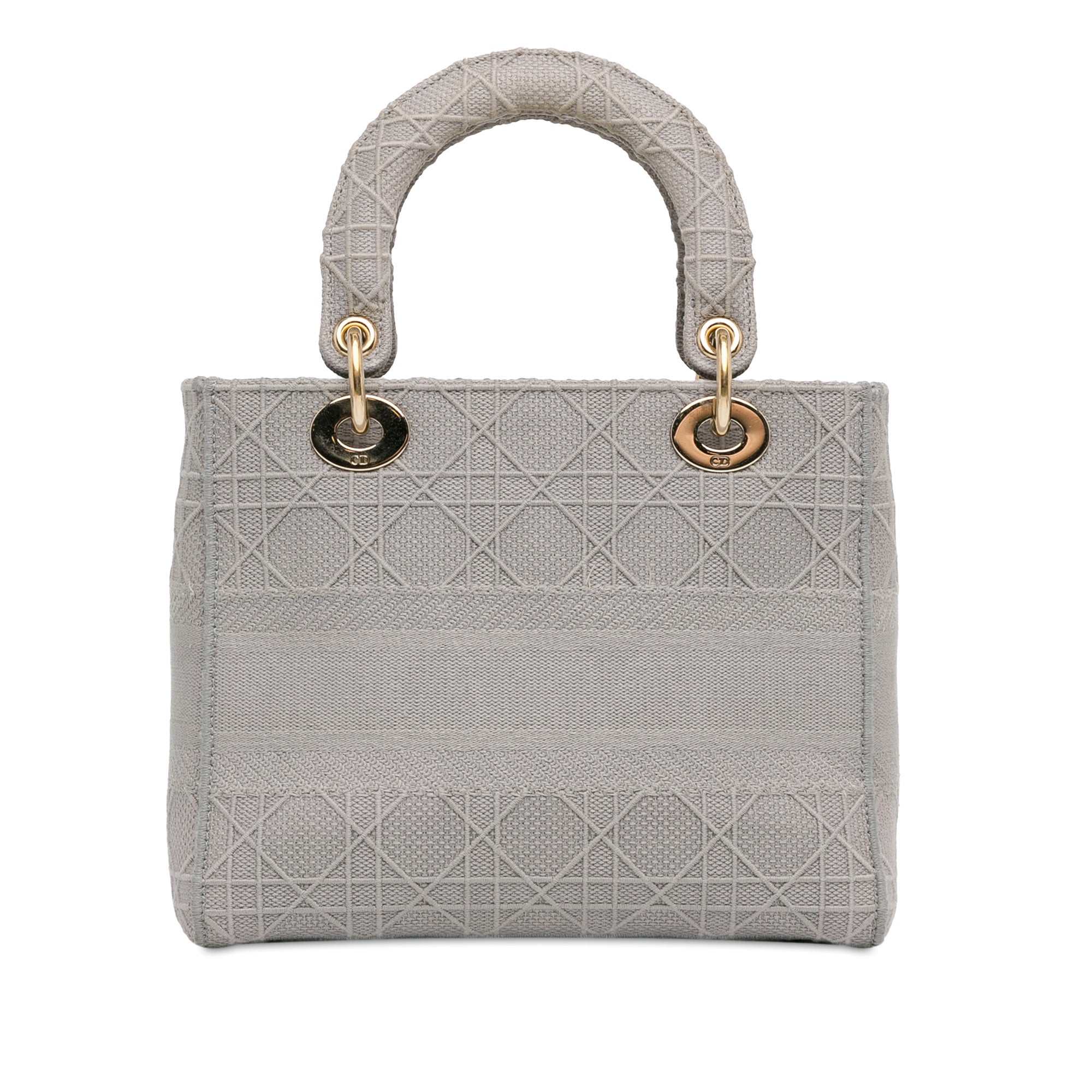 Dior Medium Embroidered Canvas Cannage Lady D Lite - image 3
