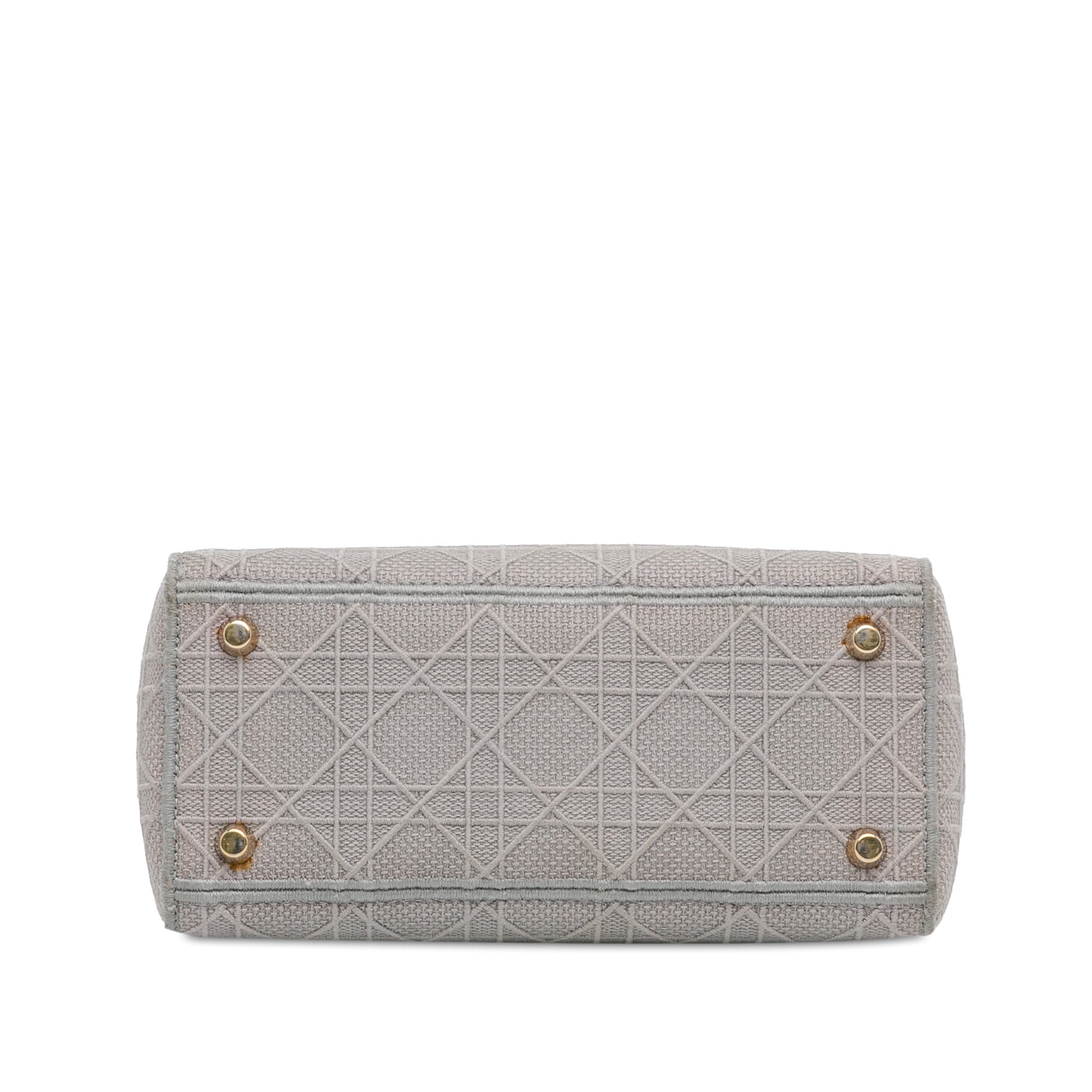 Dior Medium Embroidered Canvas Cannage Lady D Lite - image 4