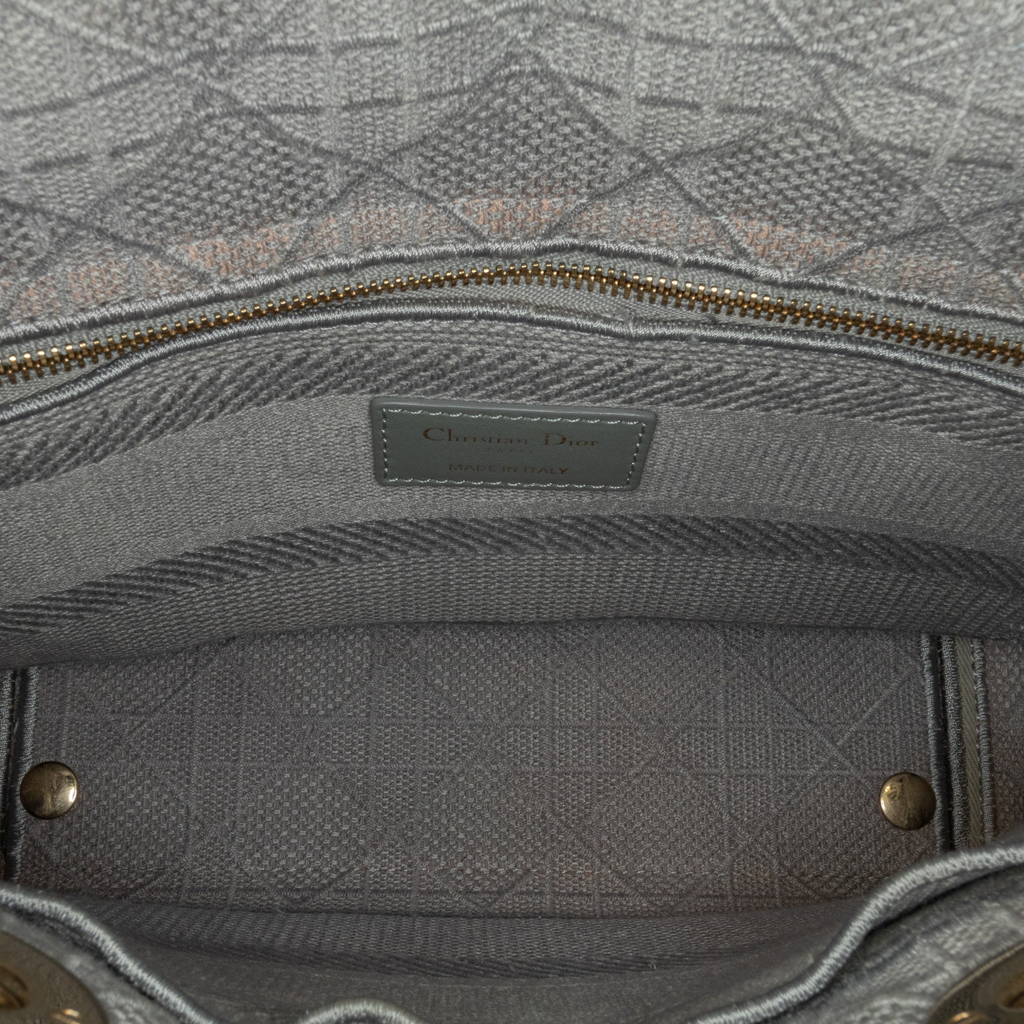 Dior Medium Embroidered Canvas Cannage Lady D Lite - image 5