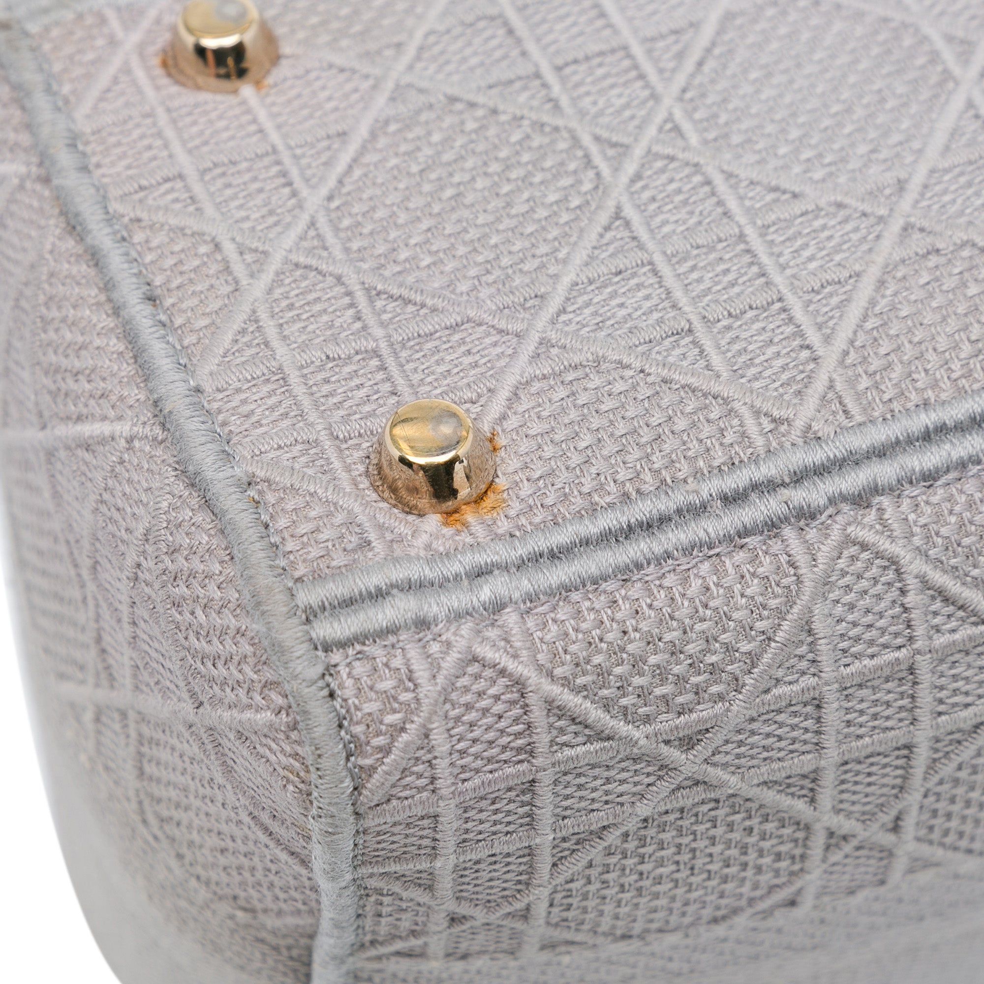 Dior Medium Embroidered Canvas Cannage Lady D Lite - image 8