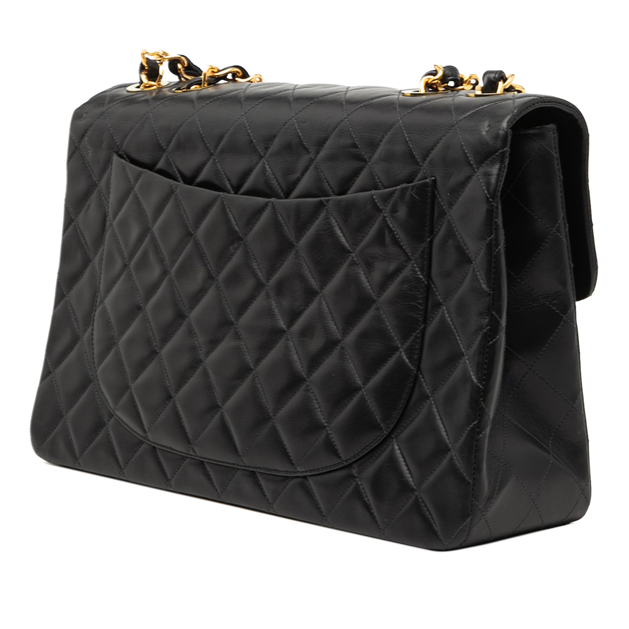 Chanel Maxi XL Classic Lambskin Single Flap - image 2