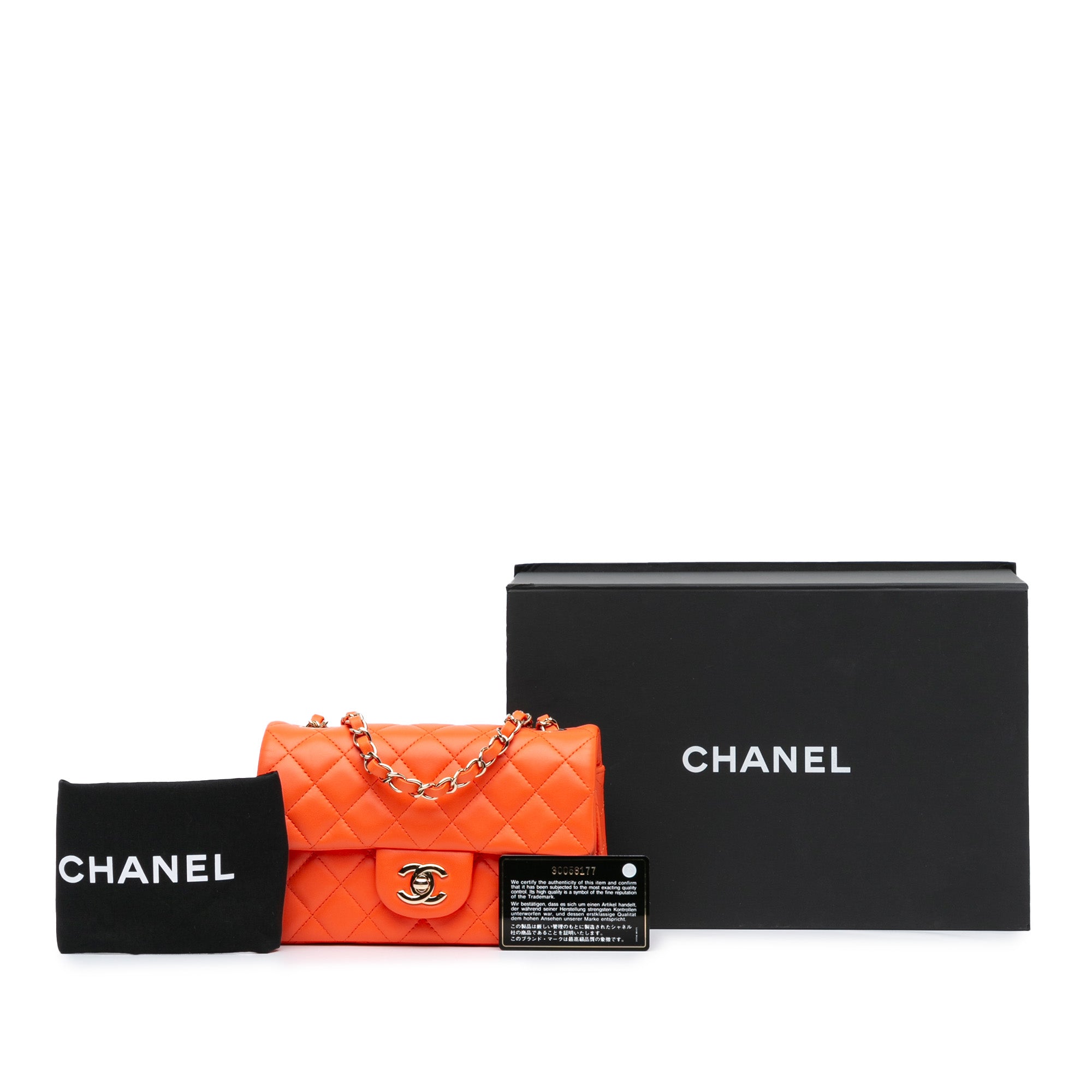 Chanel Mini Rectangular Classic Lambskin Single Flap - image 9