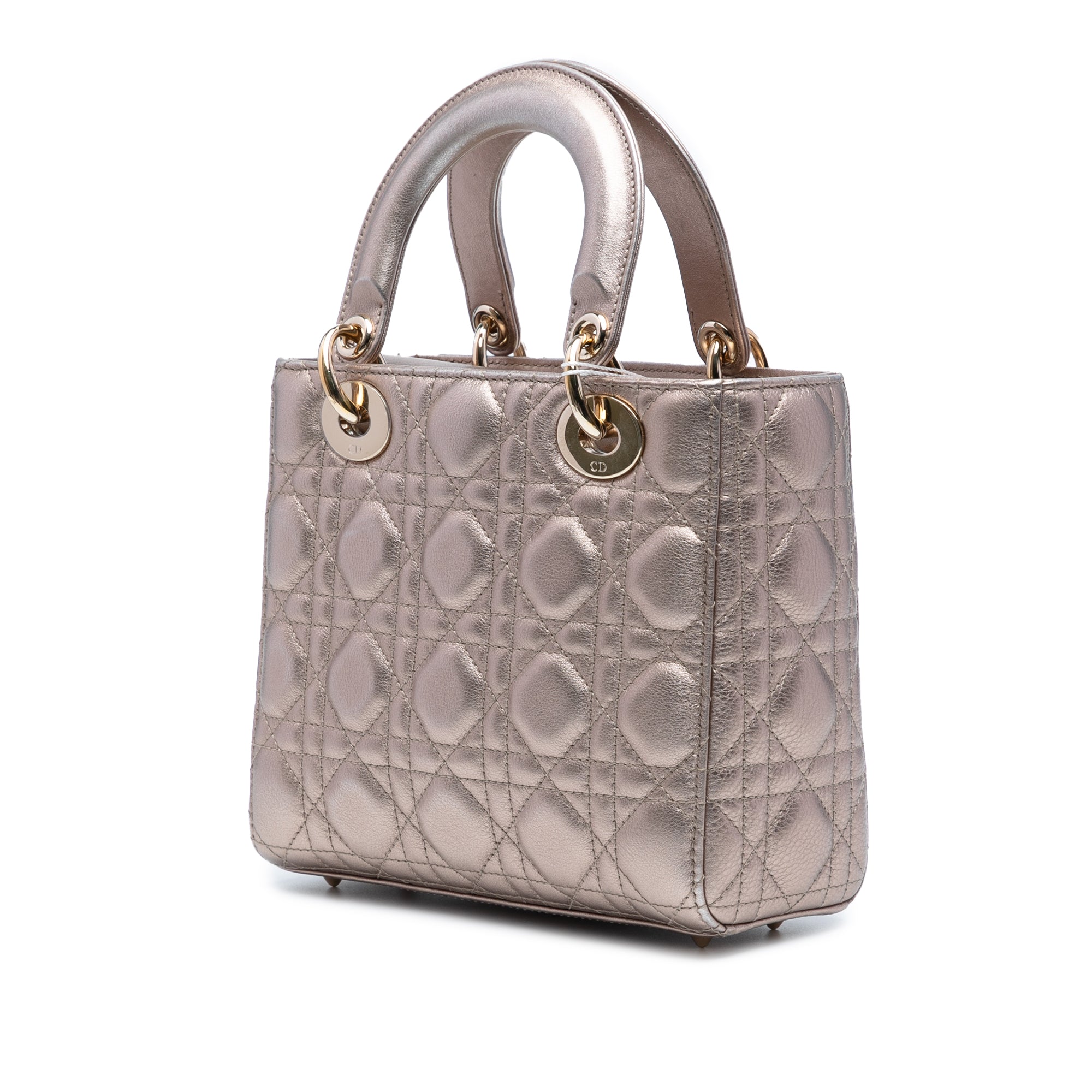 Dior Small Metallic Lambskin Cannage My ABCDior Lady Dior - image 2