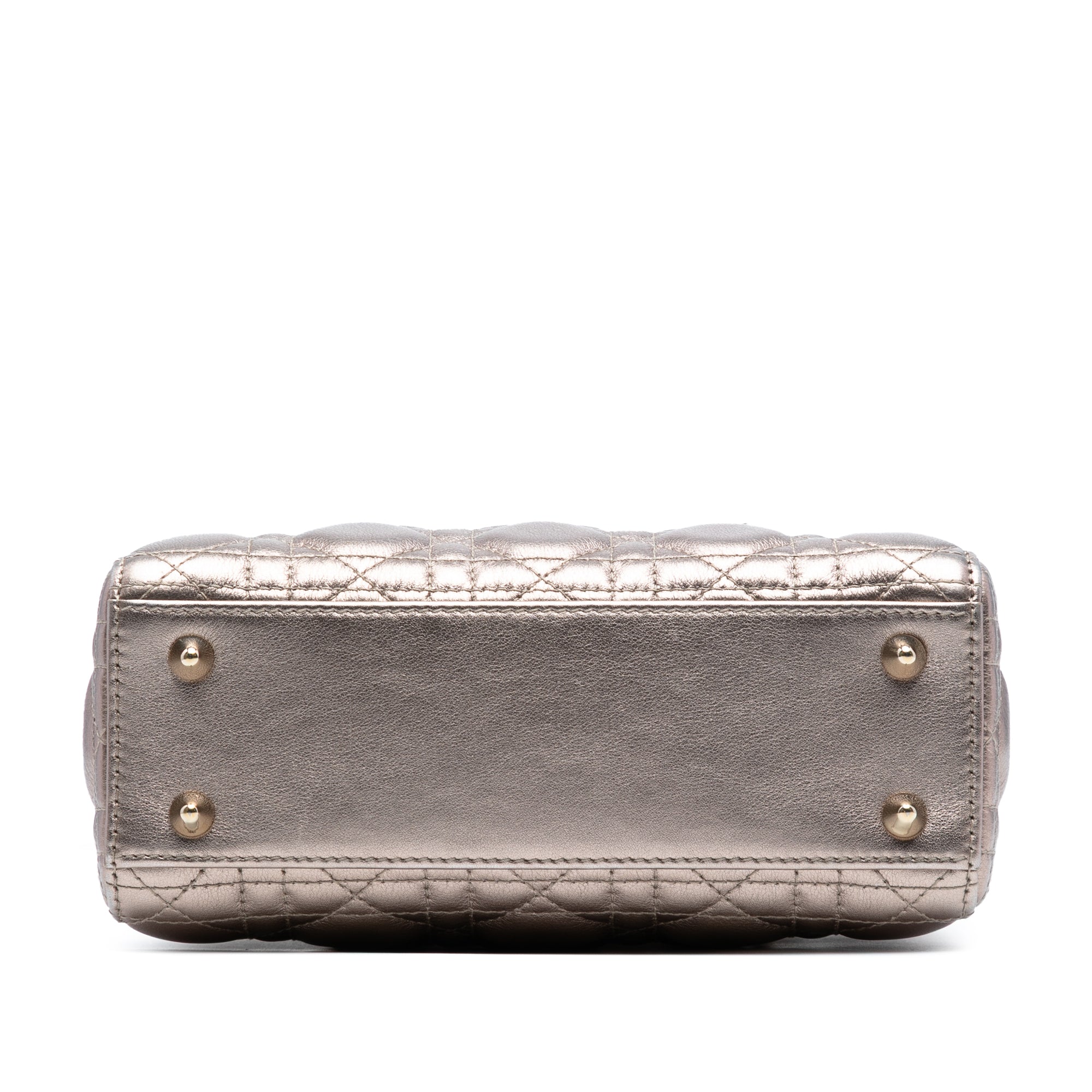 Dior Small Metallic Lambskin Cannage My ABCDior Lady Dior - image 3