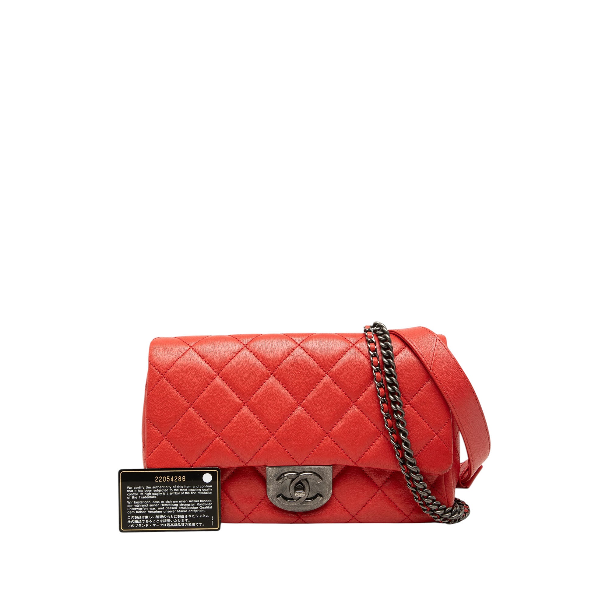 Chanel Small Quilted Goatskin Double Carry Waist Chain Flap - image 8