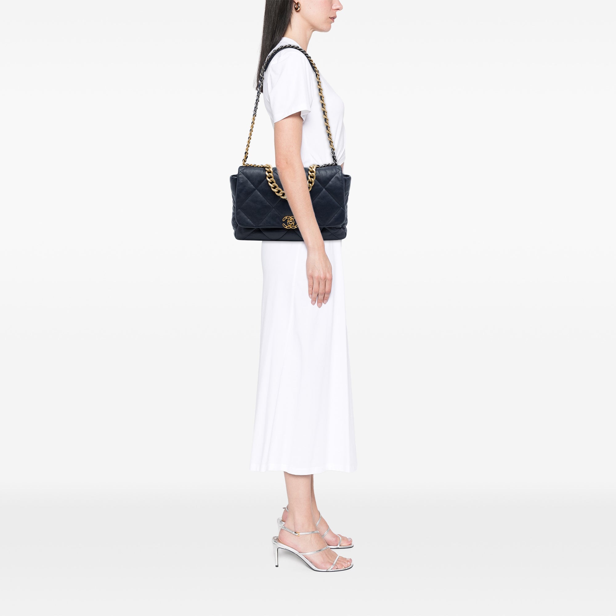 Chanel Maxi Lambskin 19 Flap - image 6