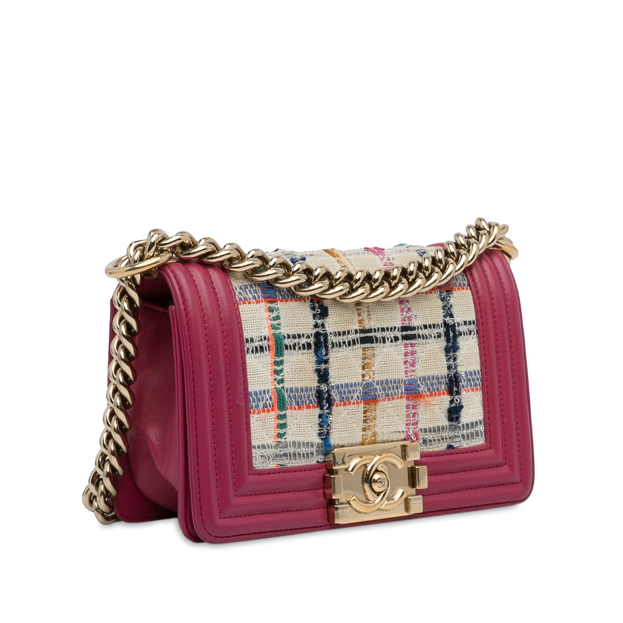 Chanel Small Tweed Boy Bag - image 2