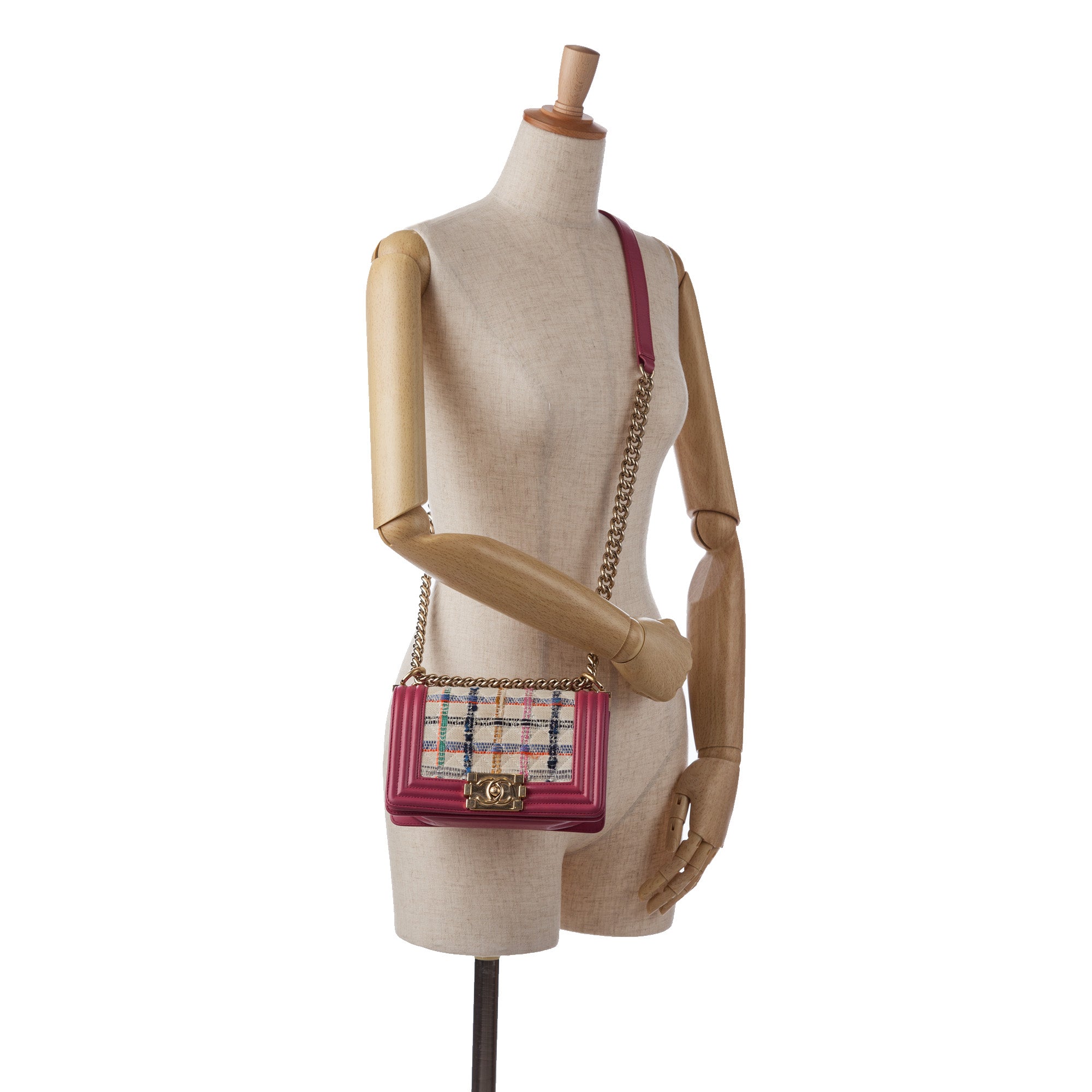 Chanel Small Tweed Boy Bag - image 9