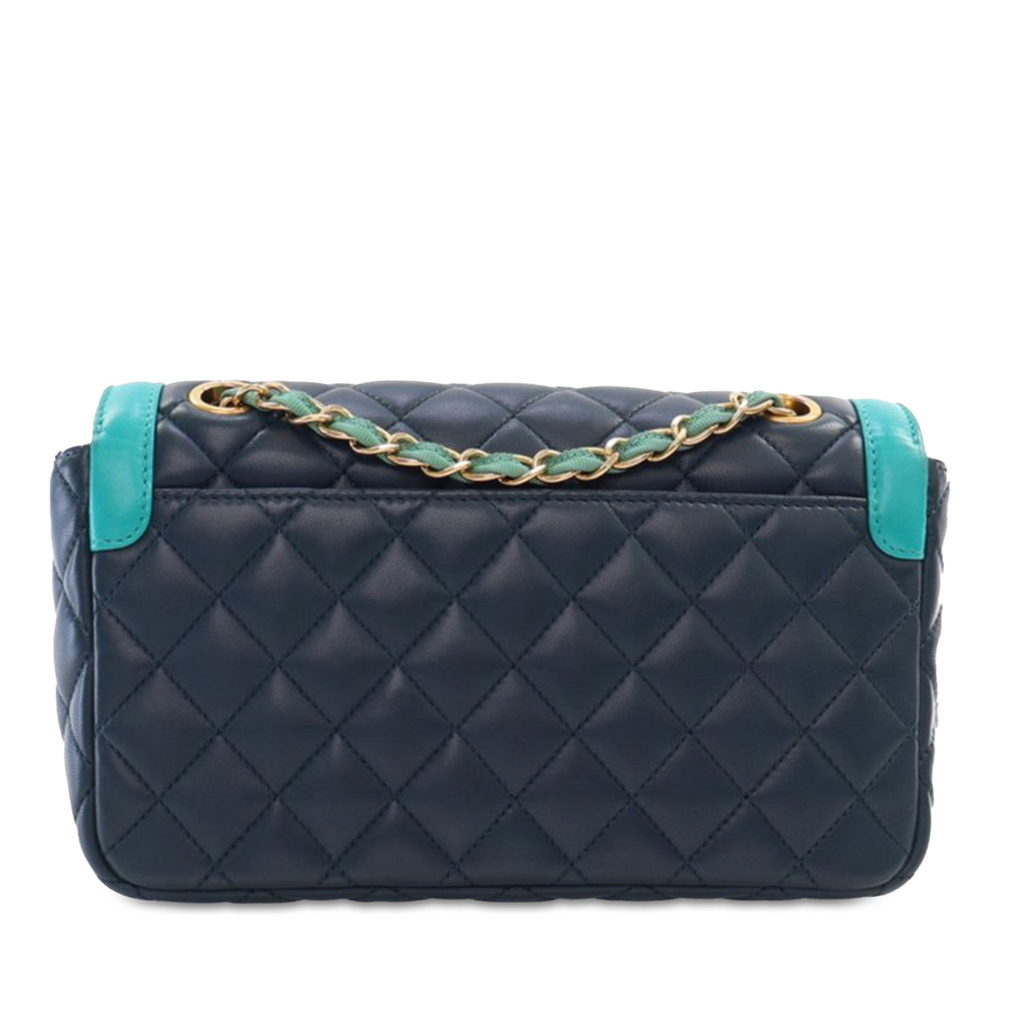 Chanel Medium Quilted Lambskin Two-Tone Day Flap - image 3