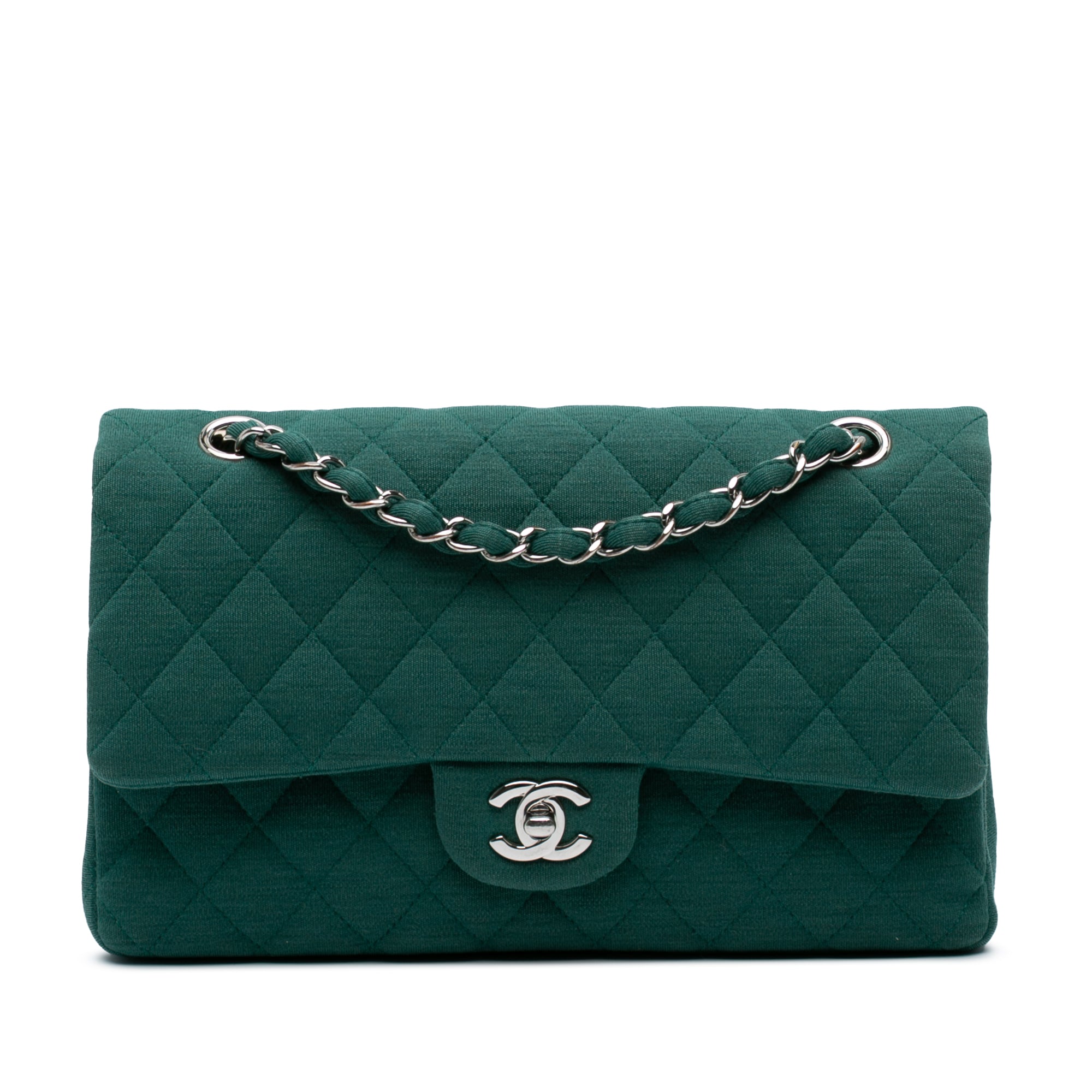 Chanel Medium Classic Jersey Double Flap - image 1