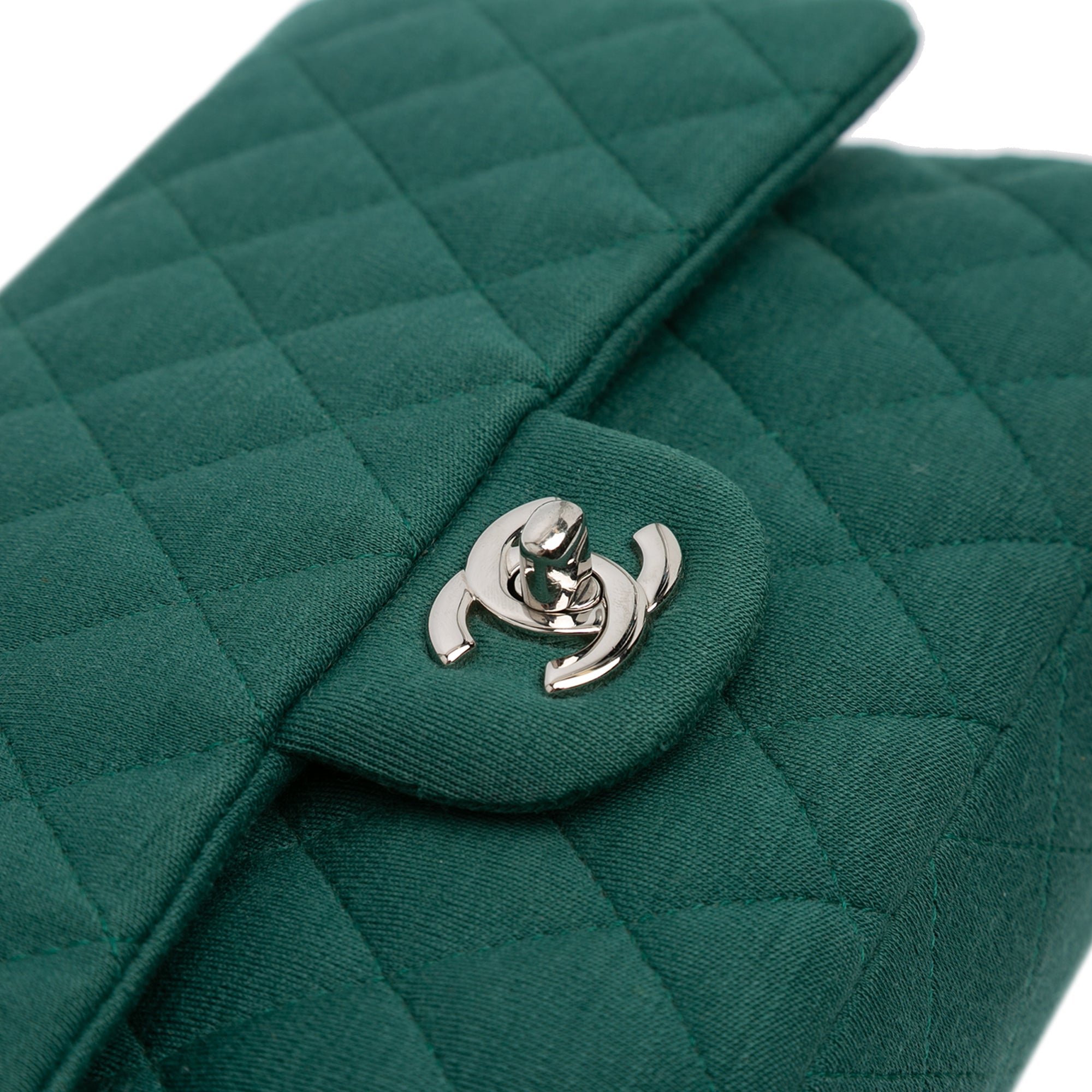 Chanel Medium Classic Jersey Double Flap - image 10