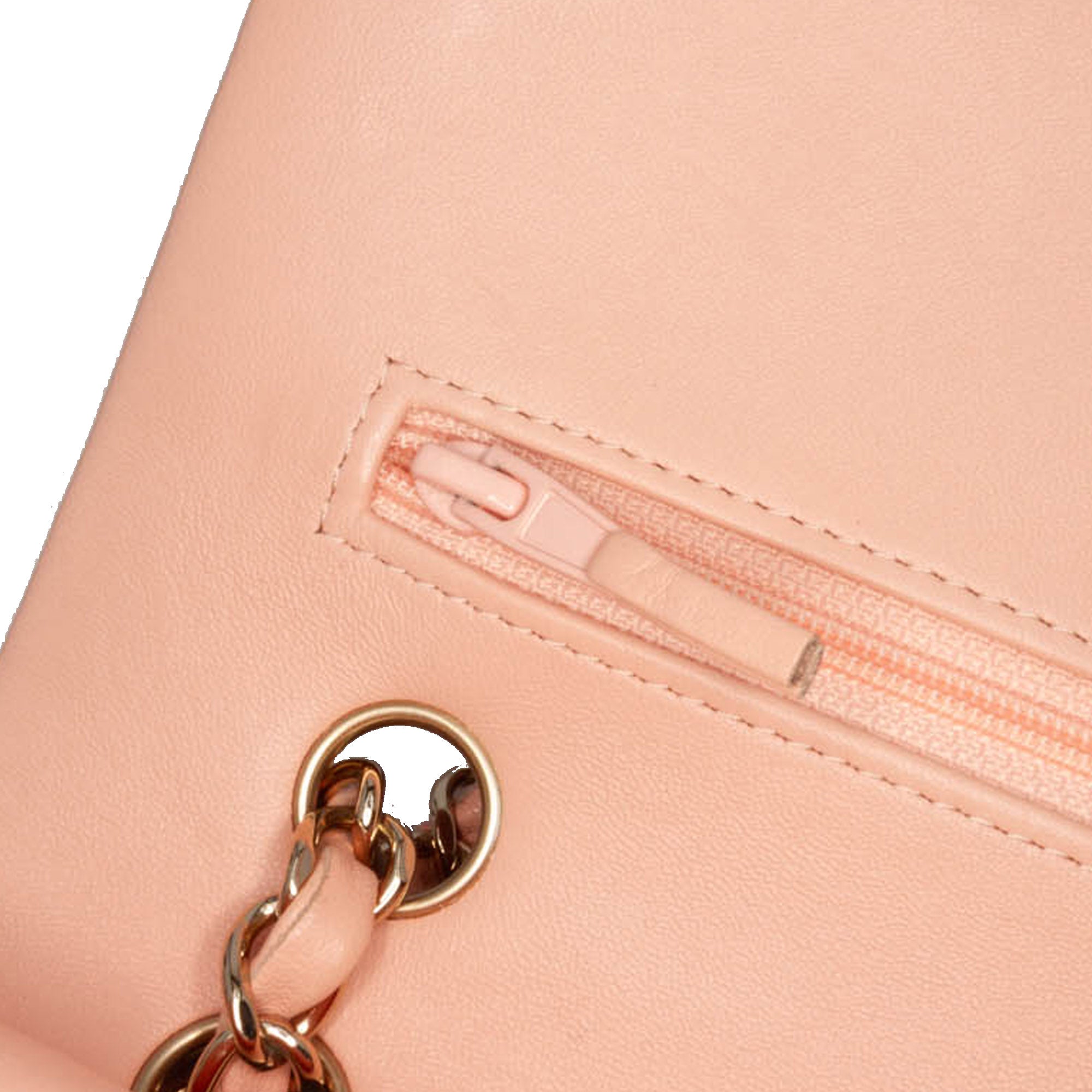 Chanel Medium Classic Lambskin Double Flap - image 8
