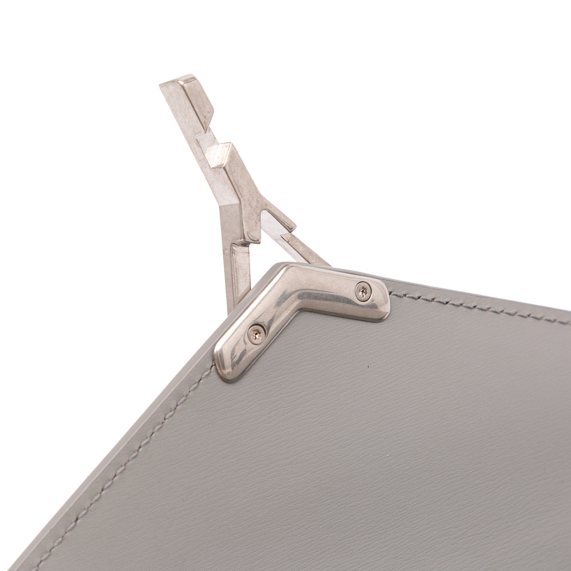 Saint Laurent Mini Leather Cassandra Top Handle Bag - image 11