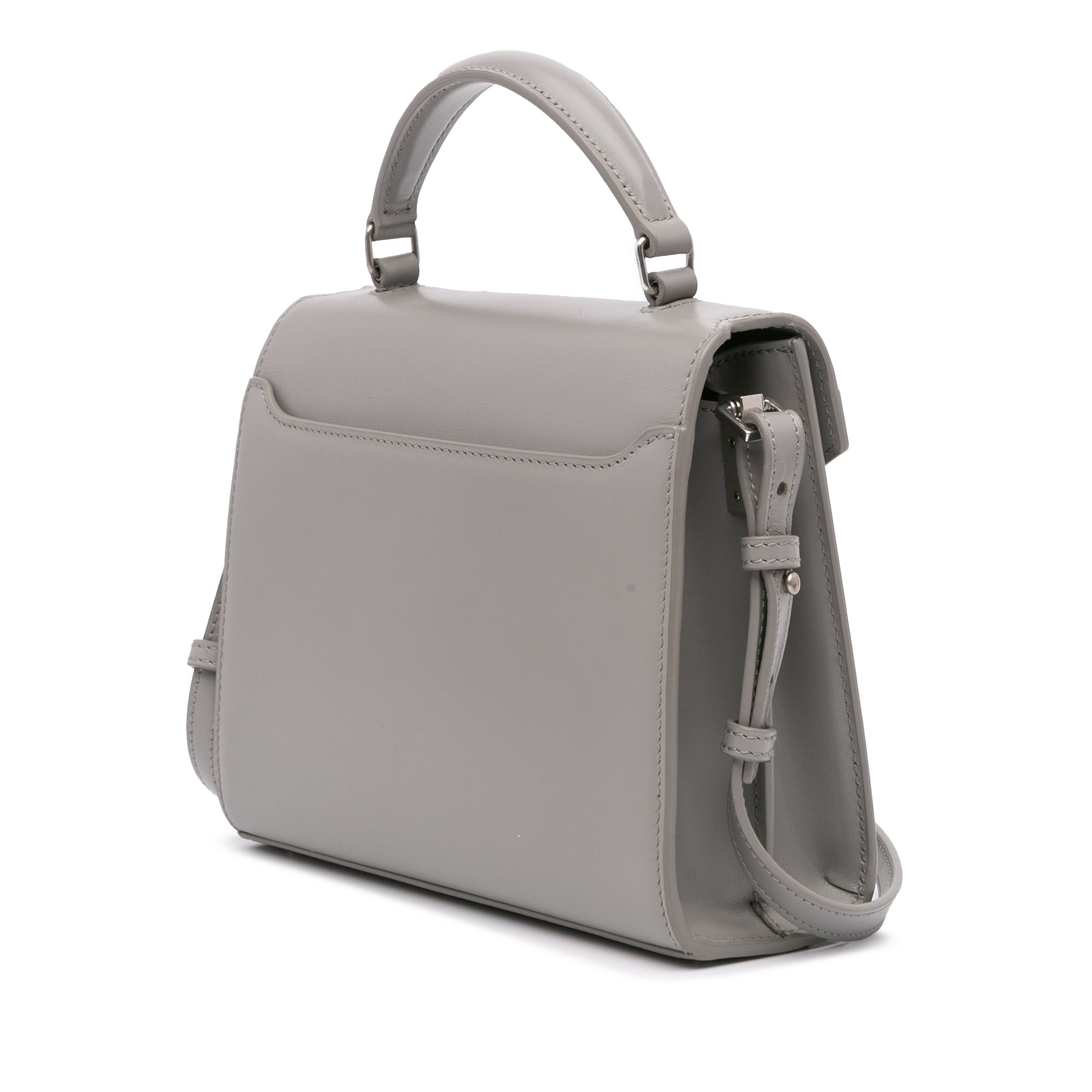 Saint Laurent Mini Leather Cassandra Top Handle Bag - image 2