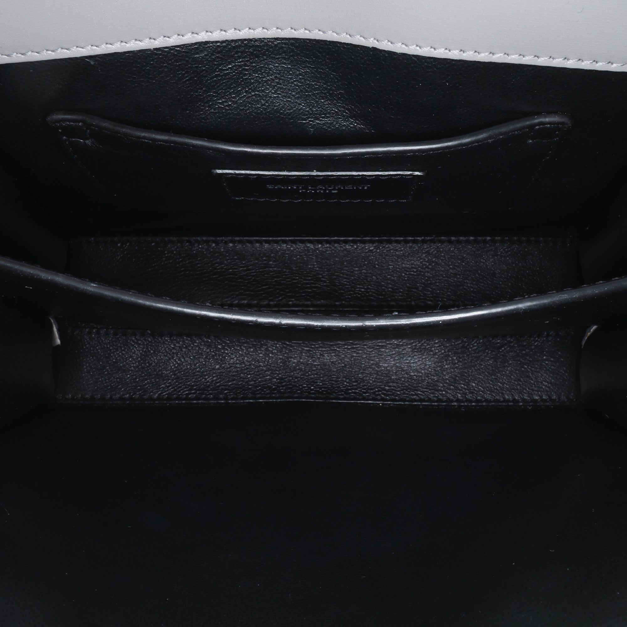 Saint Laurent Mini Leather Cassandra Top Handle Bag - image 4