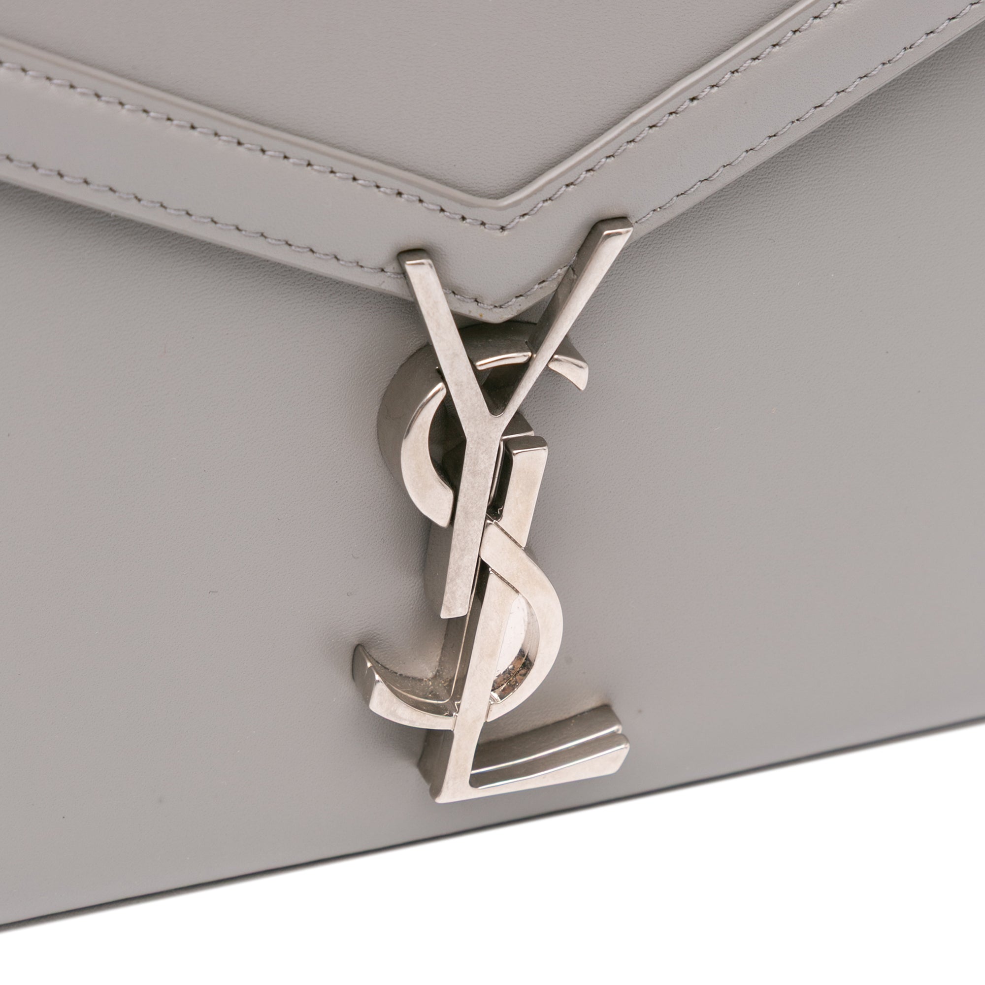 Saint Laurent Mini Leather Cassandra Top Handle Bag - image 9