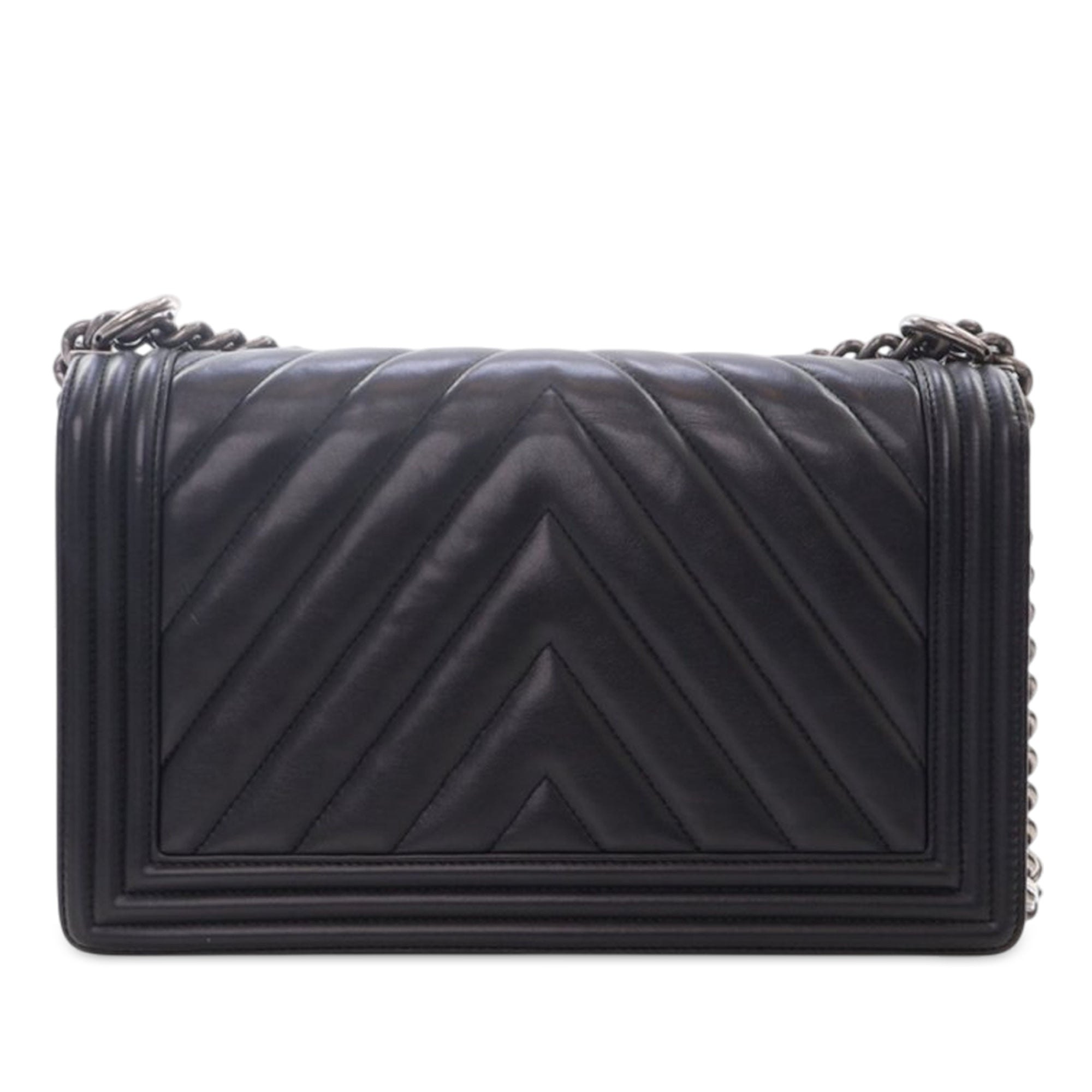 Chanel Medium Chevron Lambskin Boy Flap - image 3