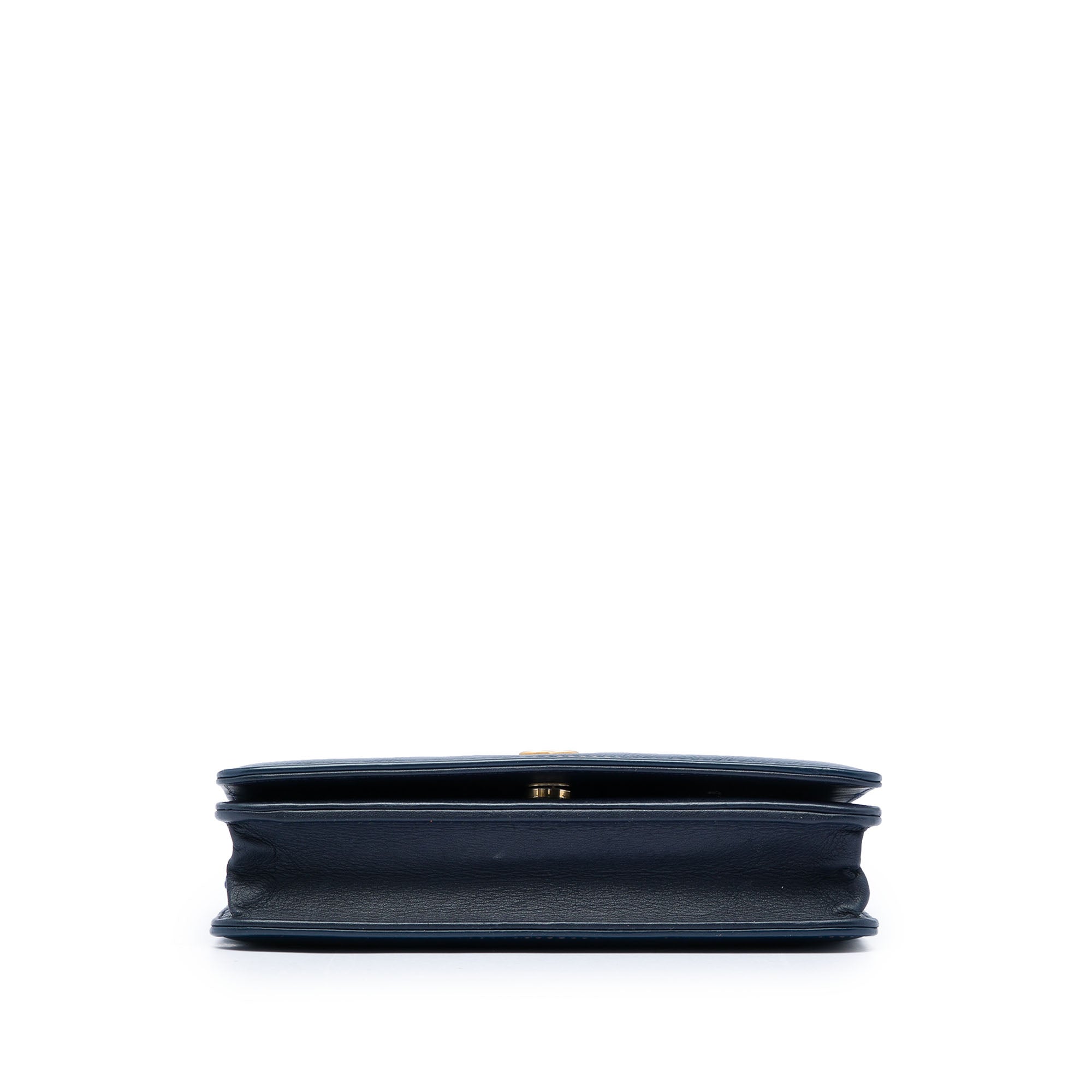 Chanel Printed Denim and Calfskin Gabrielle Wallet On Chain - image 3