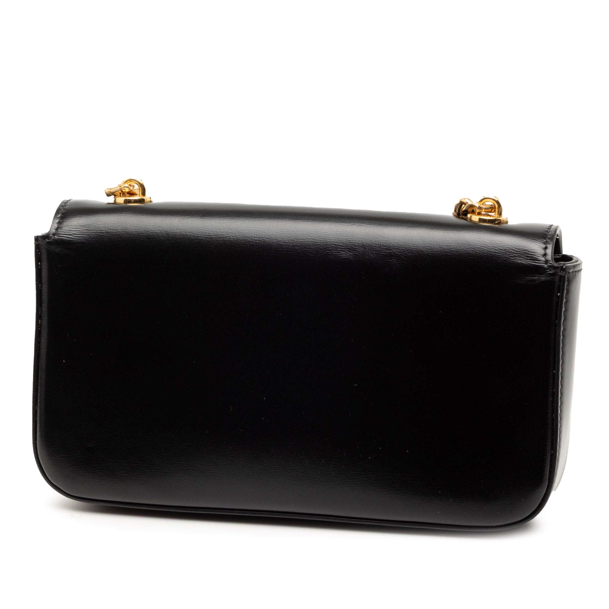 Celine Shiny Calfskin Claude Chain Shoulder Bag - image 2
